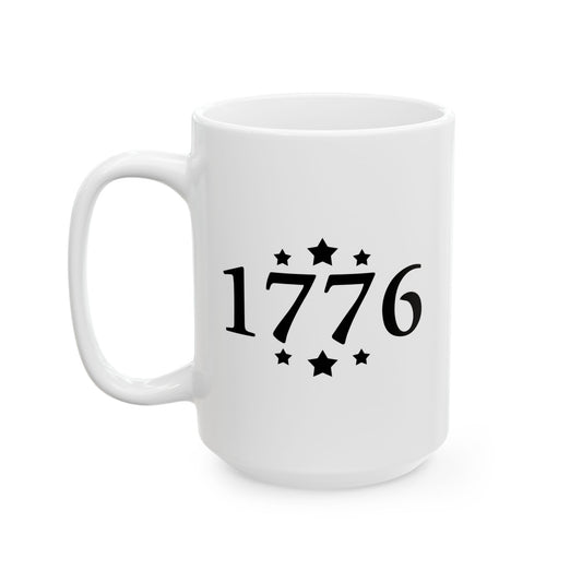 1776 WHITE MUG