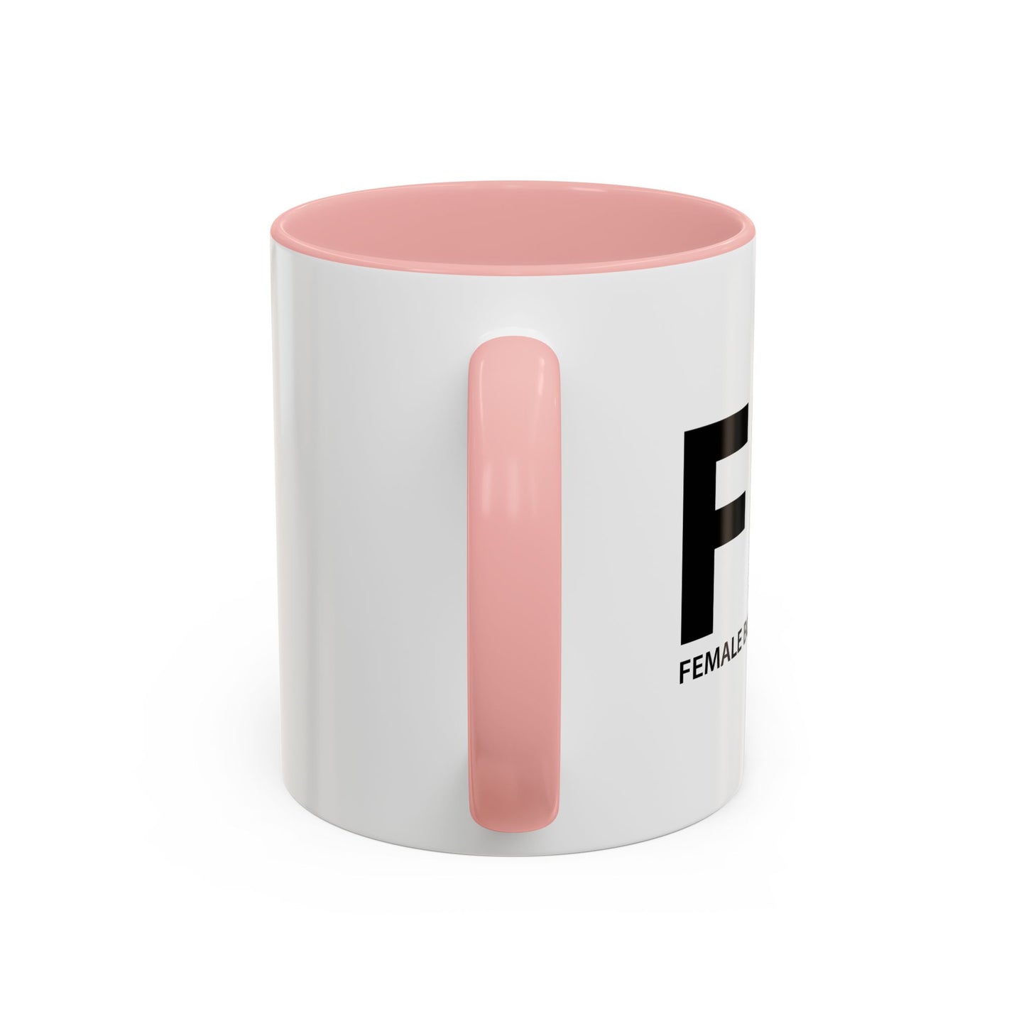 FEMALE BODY INSPECTOR Accent BiColor Funny Sarcastic Mug