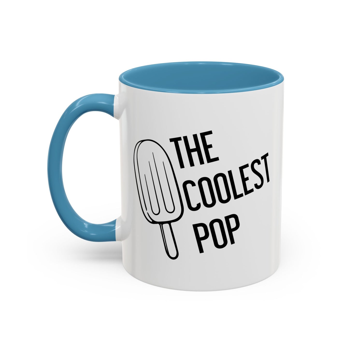 THE COOLEST POP Accent BiColor Funny Sarcastic Mug