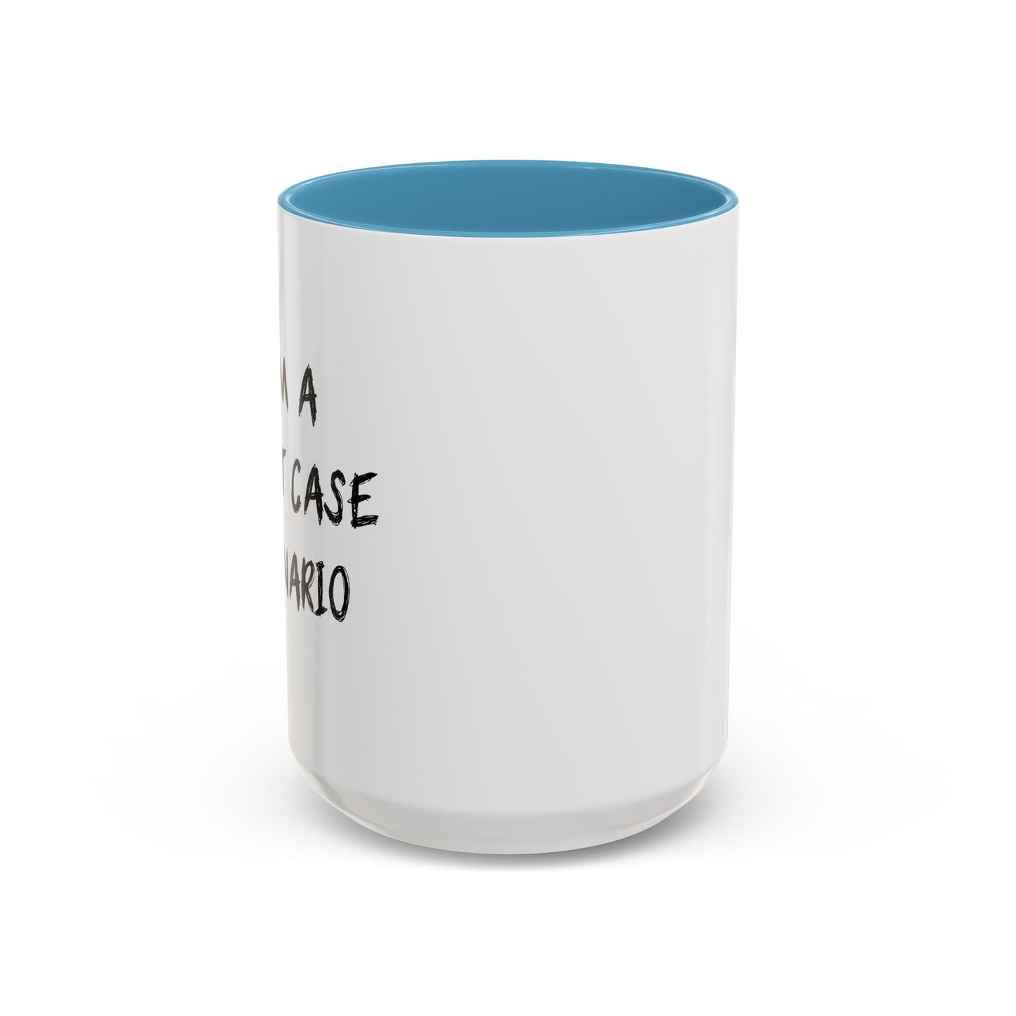 I AM WORST CASE SCENARIO Accent BiColor Funny Sarcastic Mug