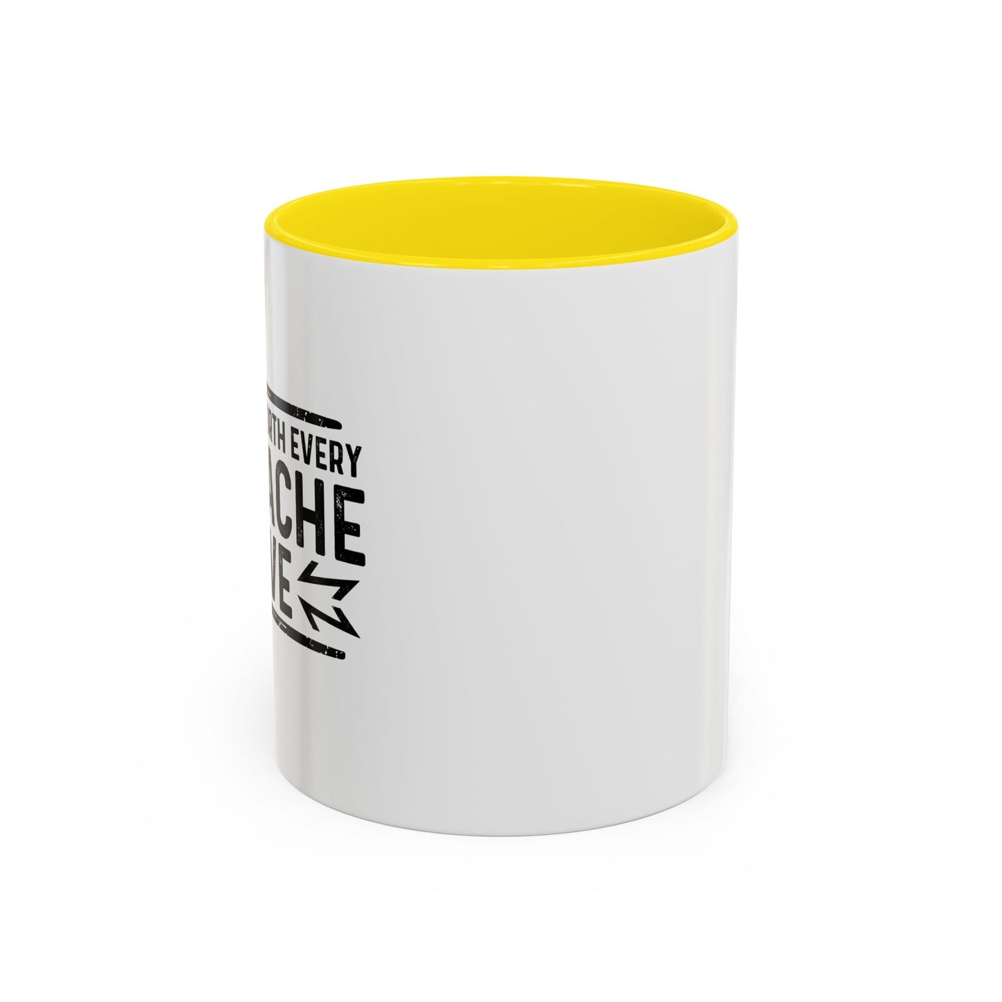 I THINK I'M WORTH EVERY HEADACHE I GIVE Accent BiColor Funny Sarcastic Mug