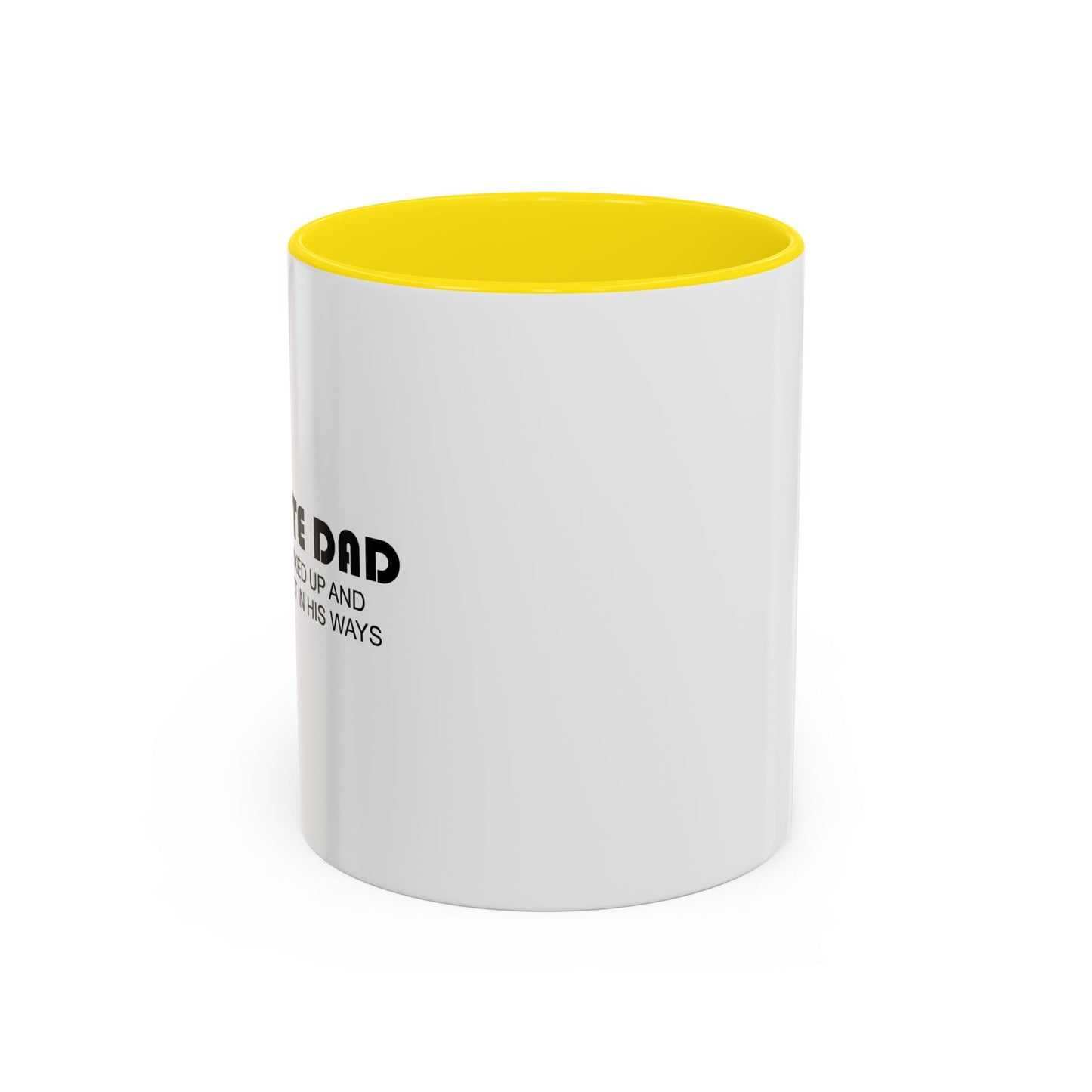 CONCRETE DAD Accent BiColor Funny Sarcastic Mug