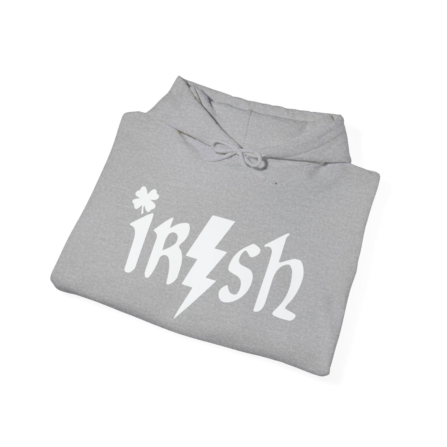 IRISH - Premium Unisex Funny Sarcastic Black Hoodie Sweatshirt