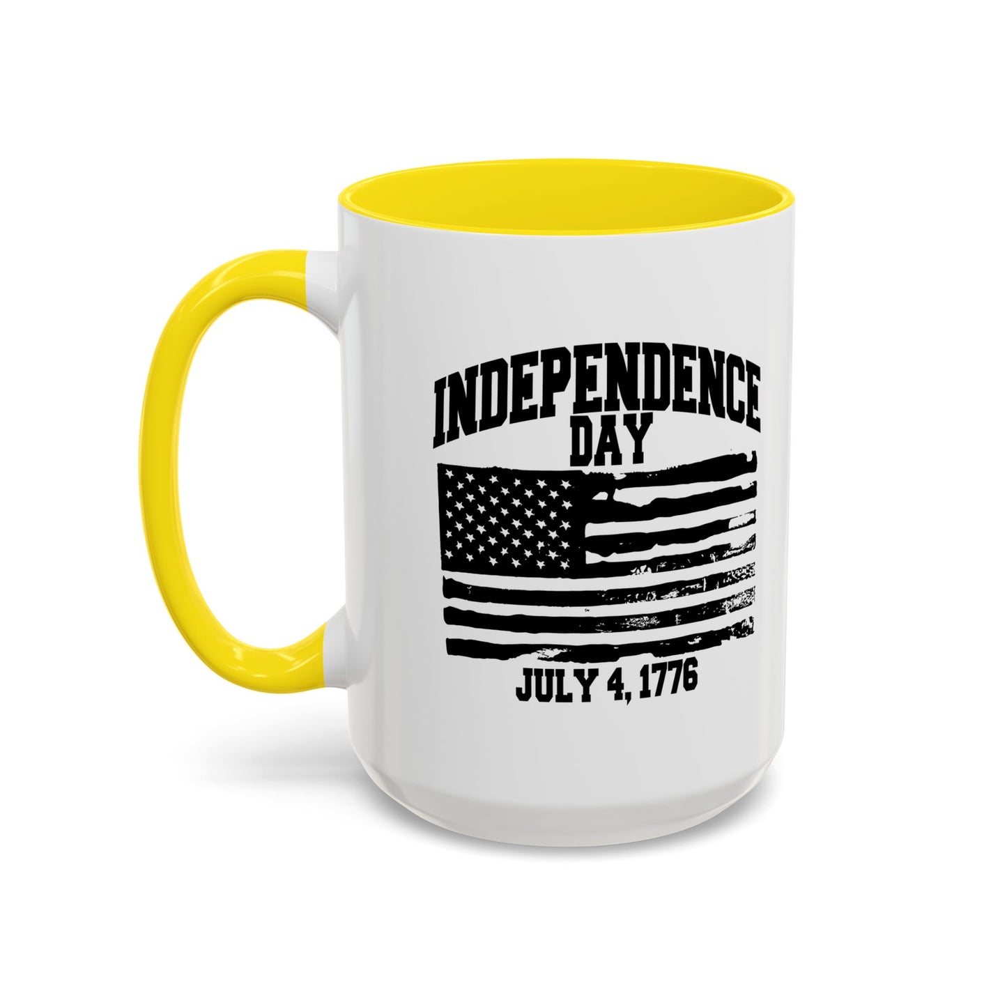 INDEPENDENCE DAY 1776 Accent BiColor Mug