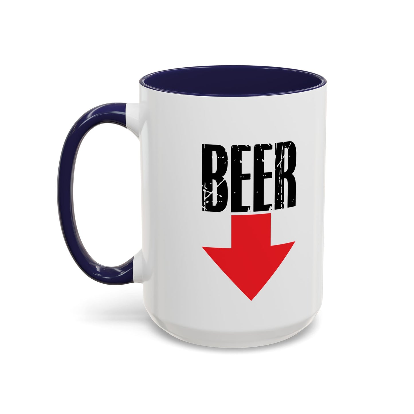 BEER Accent BiColor Funny Sarcastic Mug