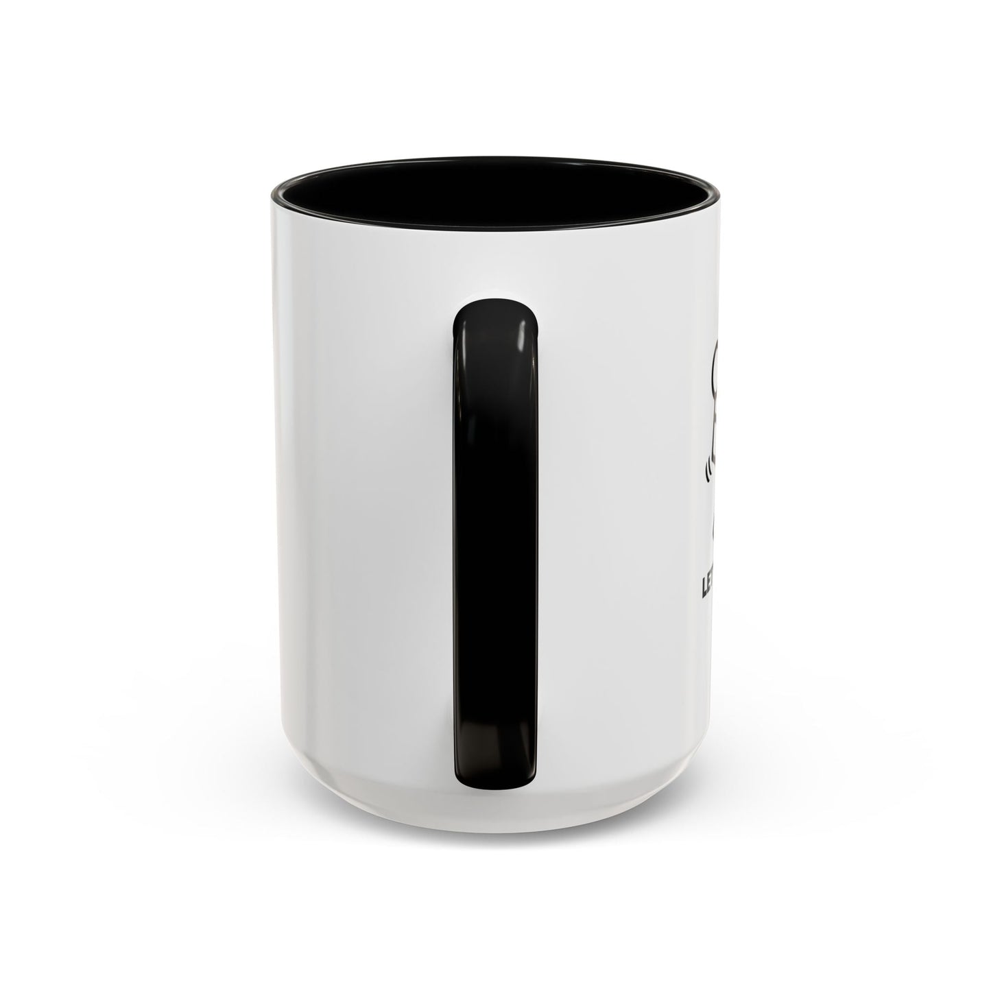 LET’S PLAY GOLF. Accent BiColor Funny Sarcastic Mug