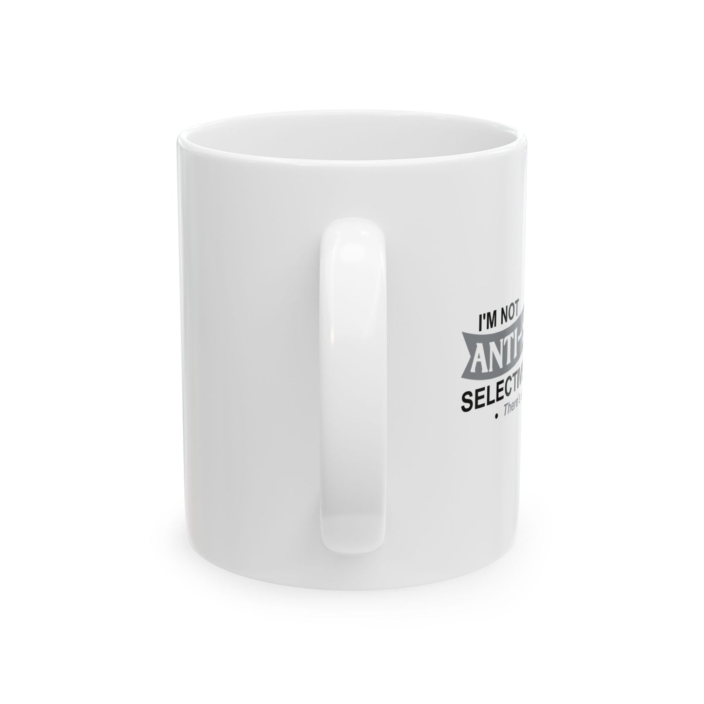 I'M NOT ANTI SOCIAL BLACK Funny Sarcastic Mug