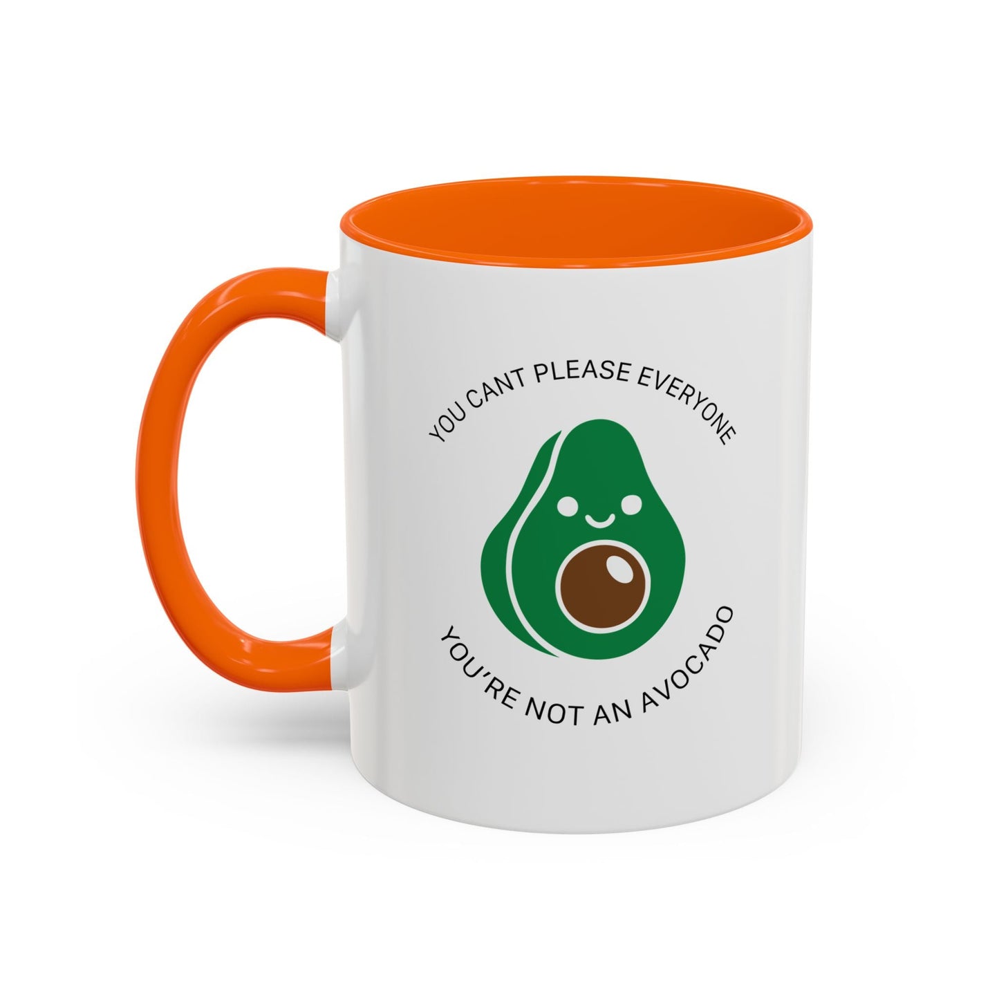 YOU’RE NOT AN AVOCADO Accent BiColor Funny Sarcastic Mug