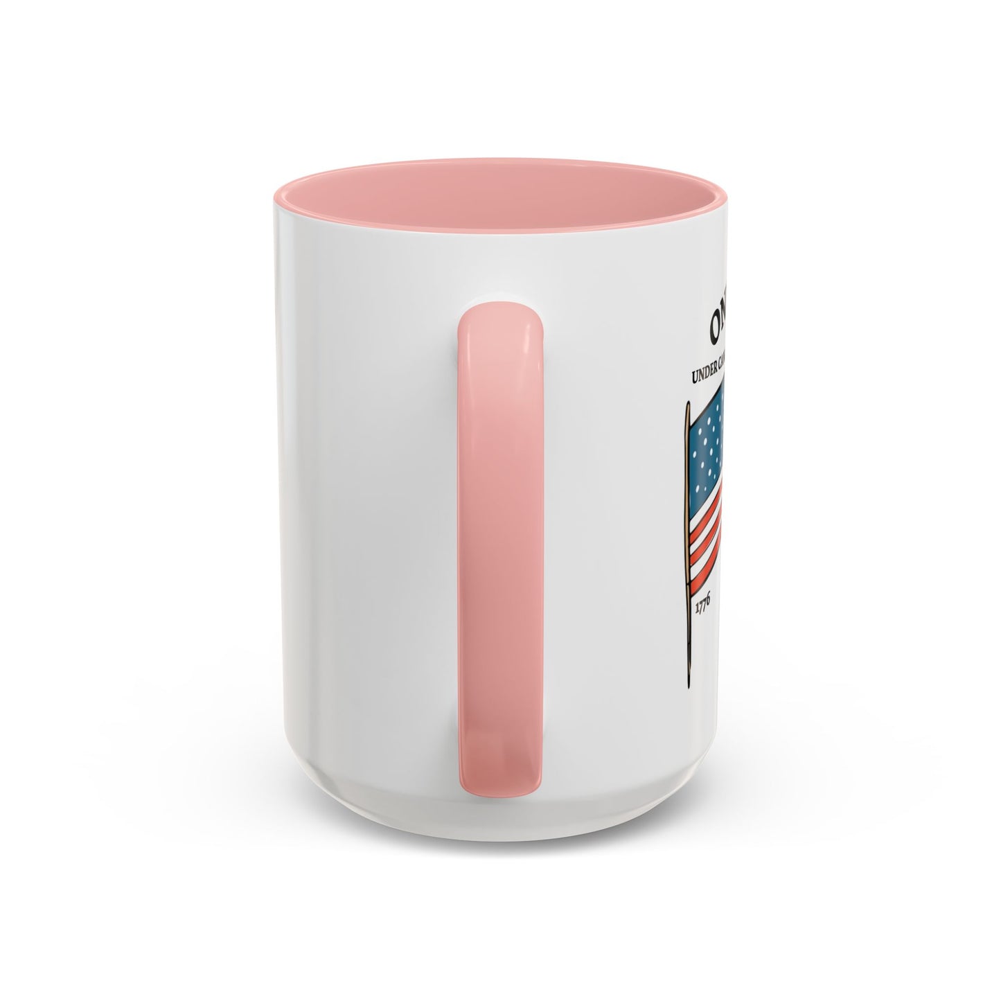 ONE NATION UNDER CANADA ABOVE MEXICO Accent BiColor Funny Sarcastic Mug