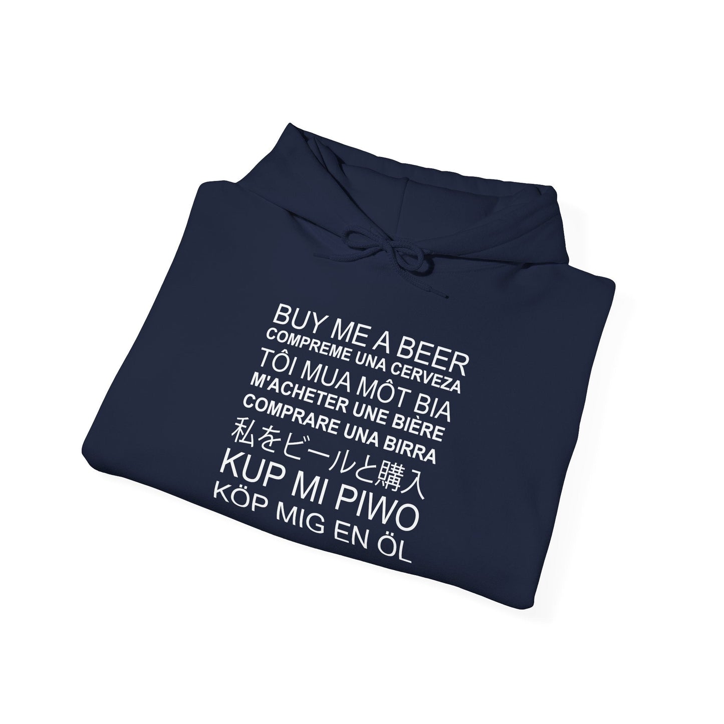 BUY ME A BEER - Premium Unisex Funny Sarcastic Black Hoodie Sweatshirt