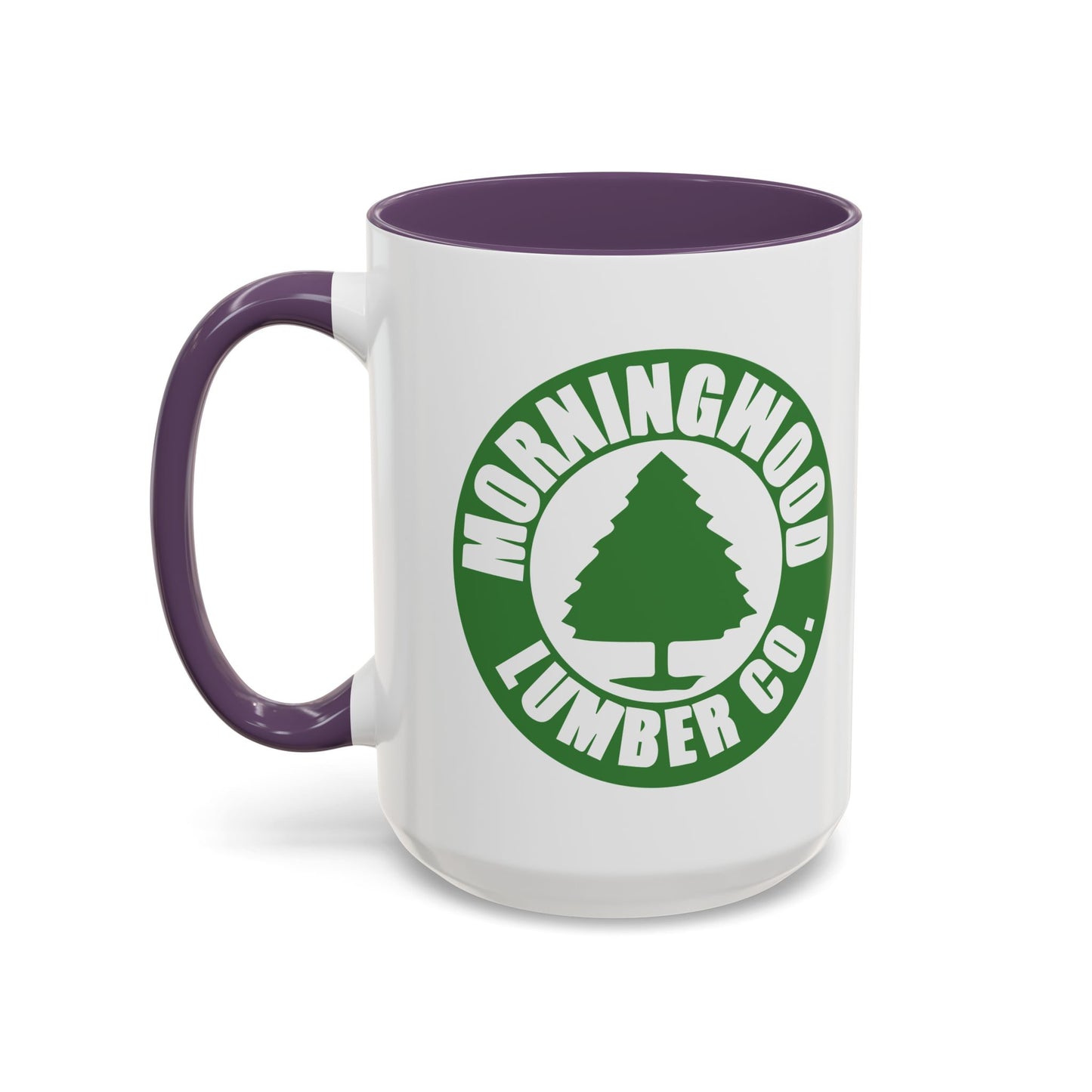 MORNINGWOOD LUMBER CO. Accent BiColor Funny Sarcastic Mug