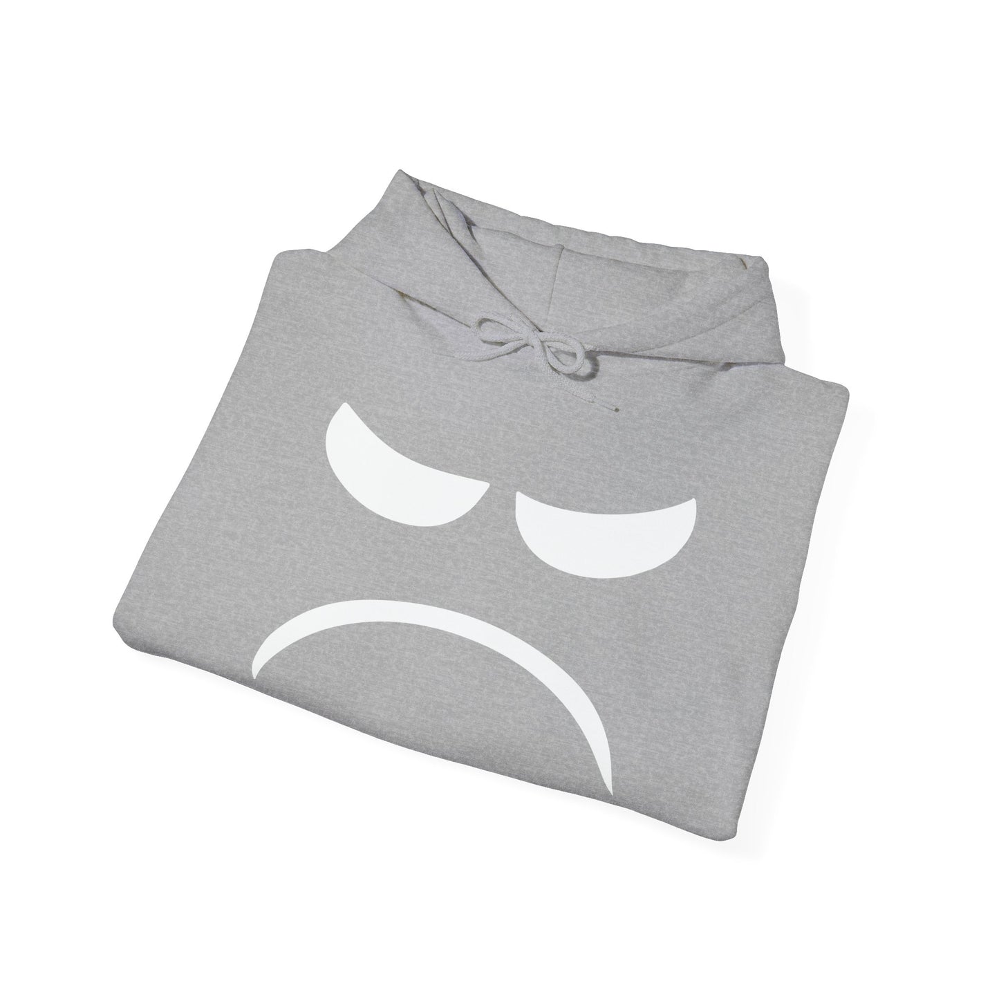 MAD SMILE - Premium Unisex Funny Sarcastic Black Hoodie Sweatshirt