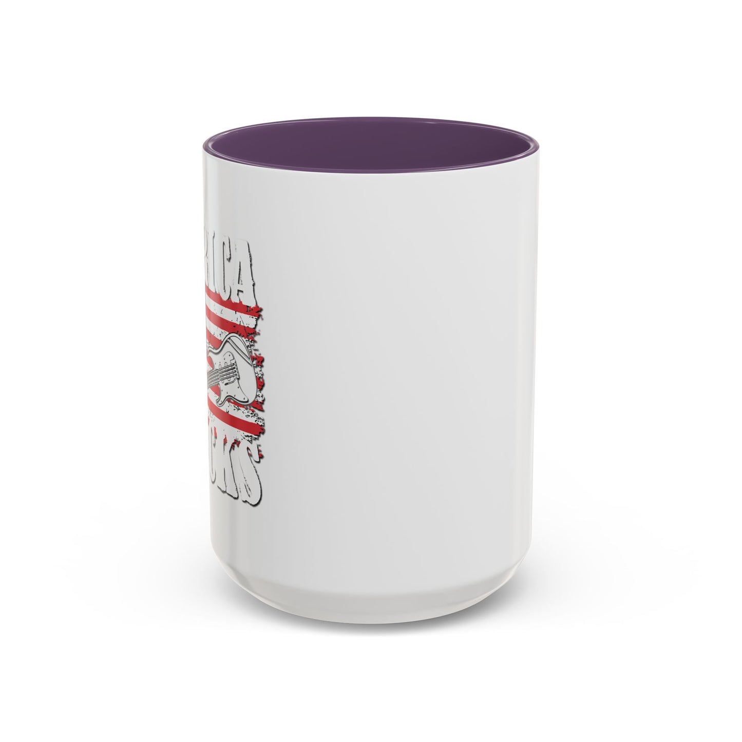 MERICA ROCKS Accent BiColor  Mug