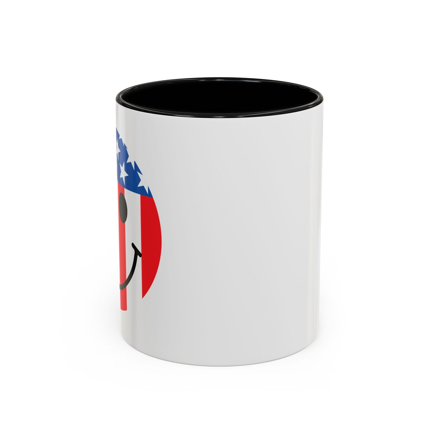 USA SMILY FLAG Accent BiColor Funny Sarcastic Mug