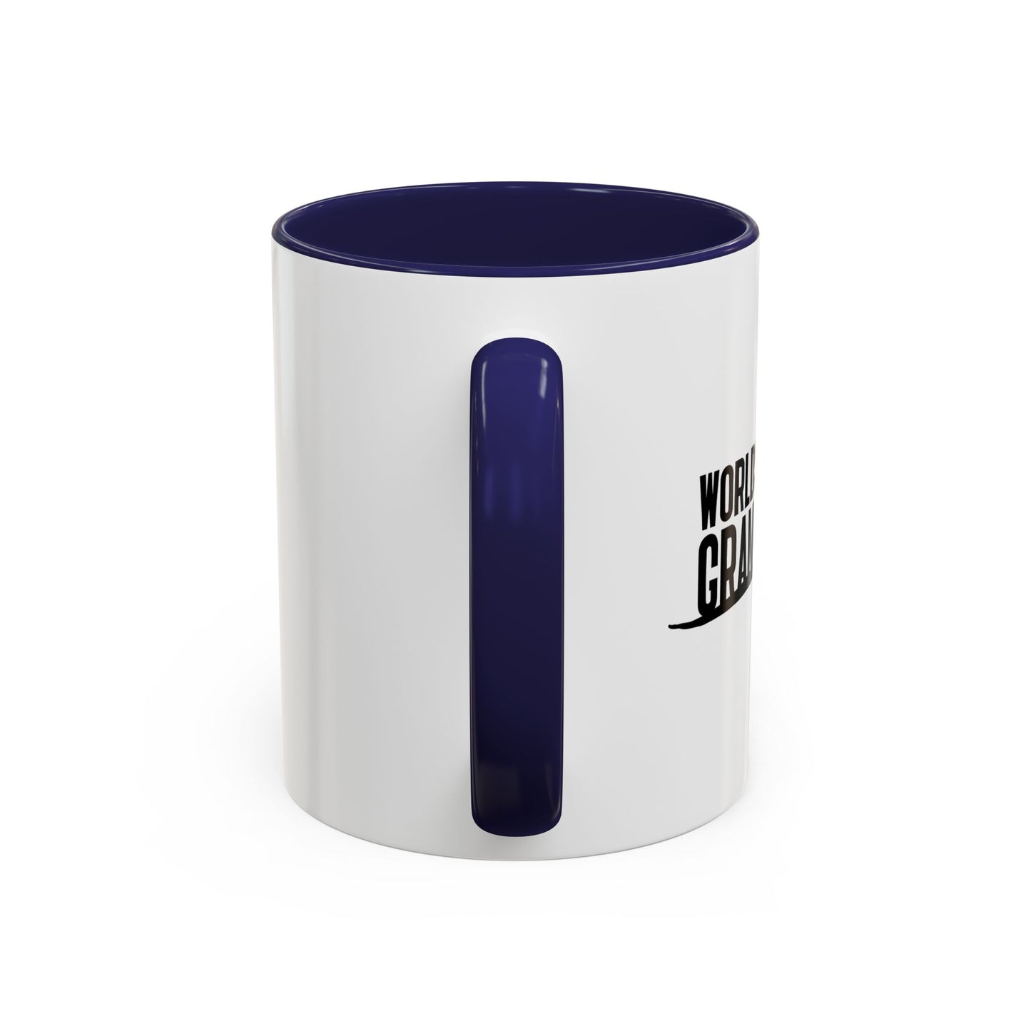 WORLDS OKAYEST GRANDFATHER Accent BiColor Funny Sarcastic Mug