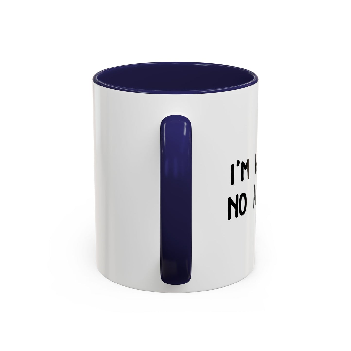 NO HAIR DAY Accent BiColor Funny Sarcastic Mug