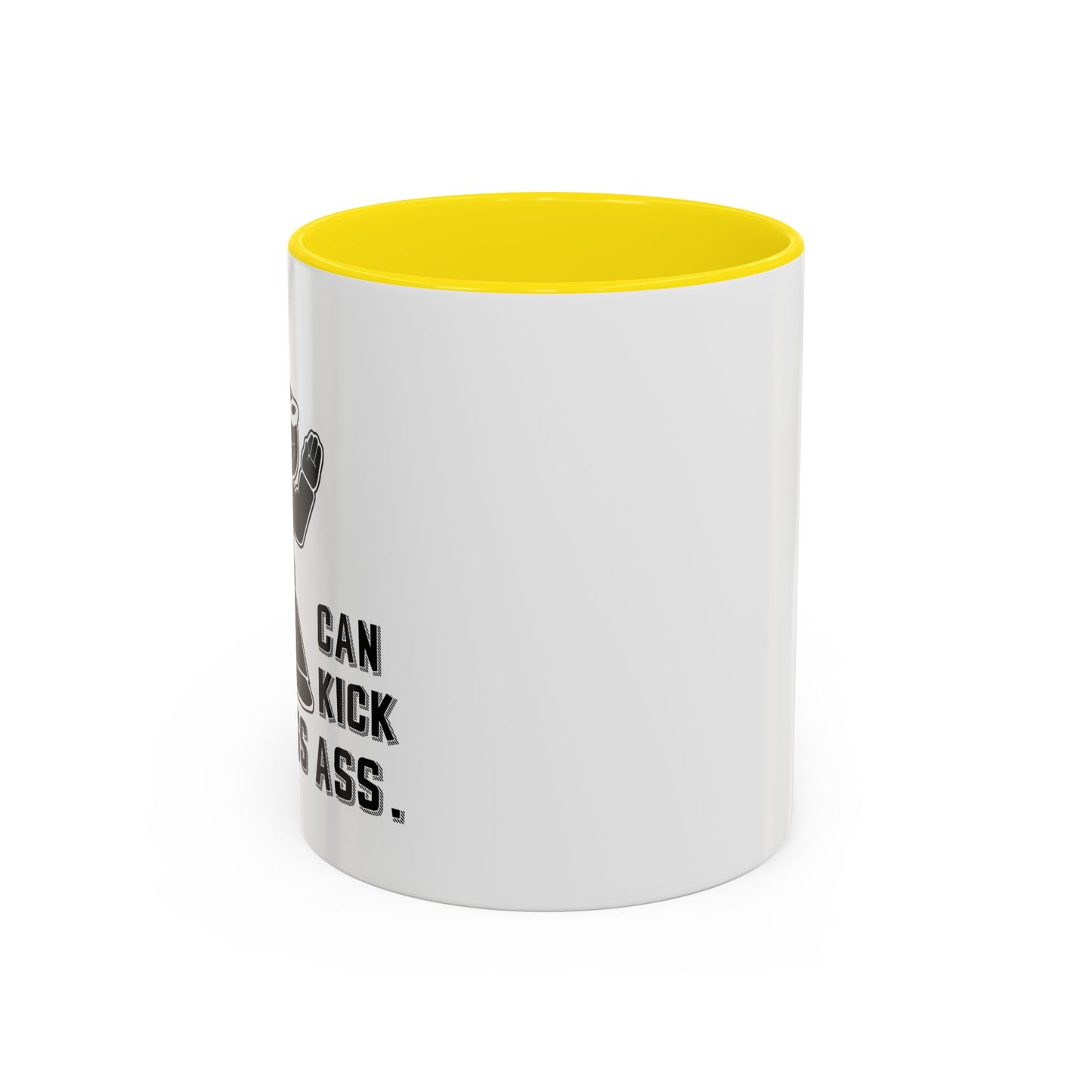 MY DOG CAN KICK YOUR DOGS ASS Accent BiColor Funny Sarcastic Mug