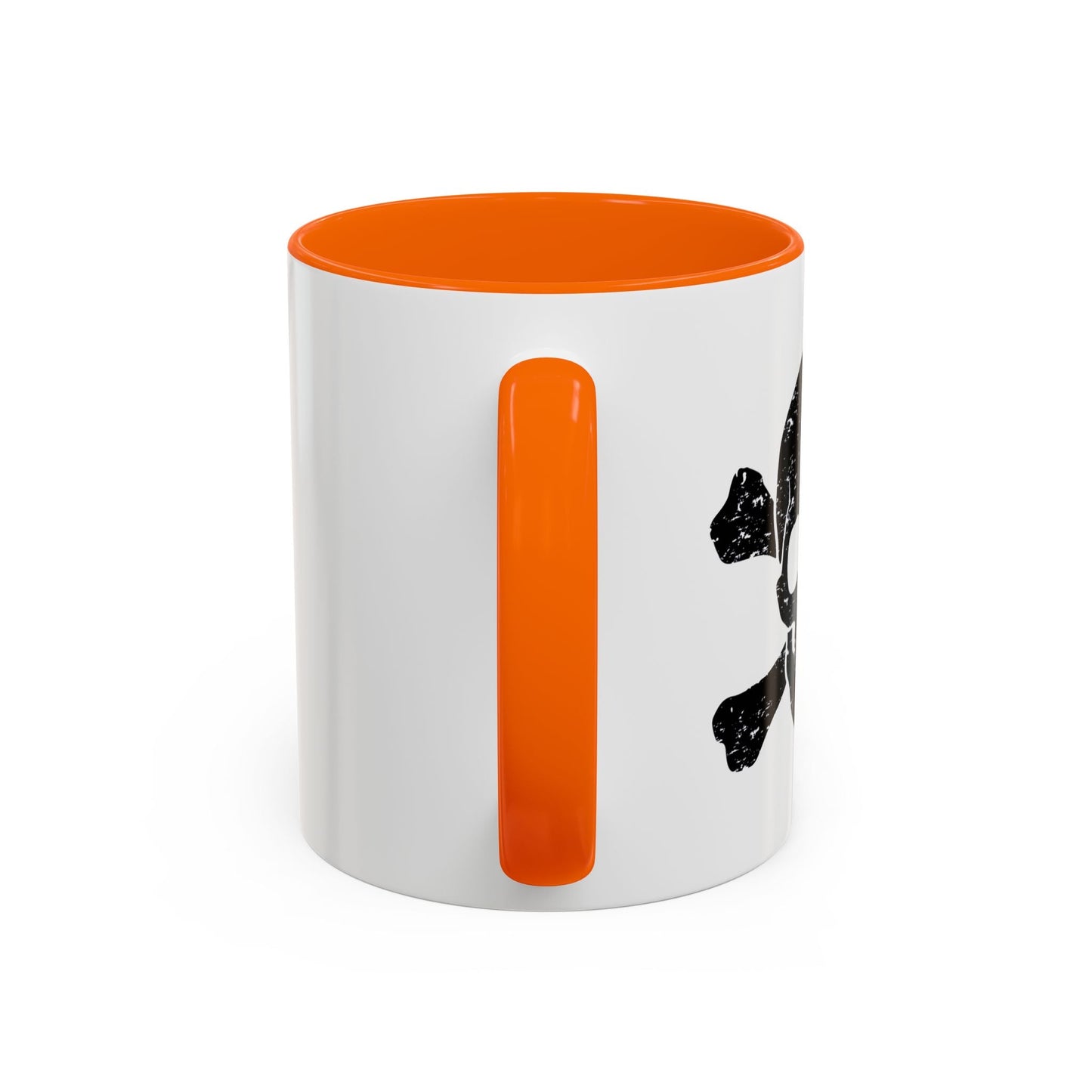 SKULL HEAD BONES Accent BiColor Funny Sarcastic Mug