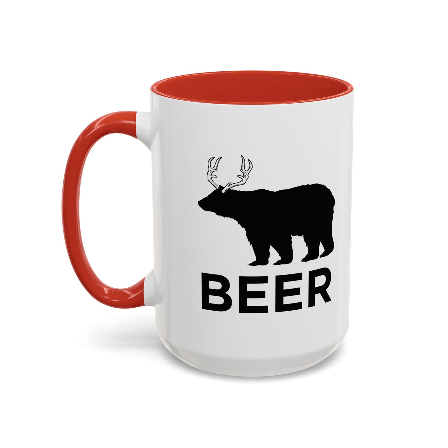 BEER ANIMAL Accent BiColor Funny Sarcastic Mug