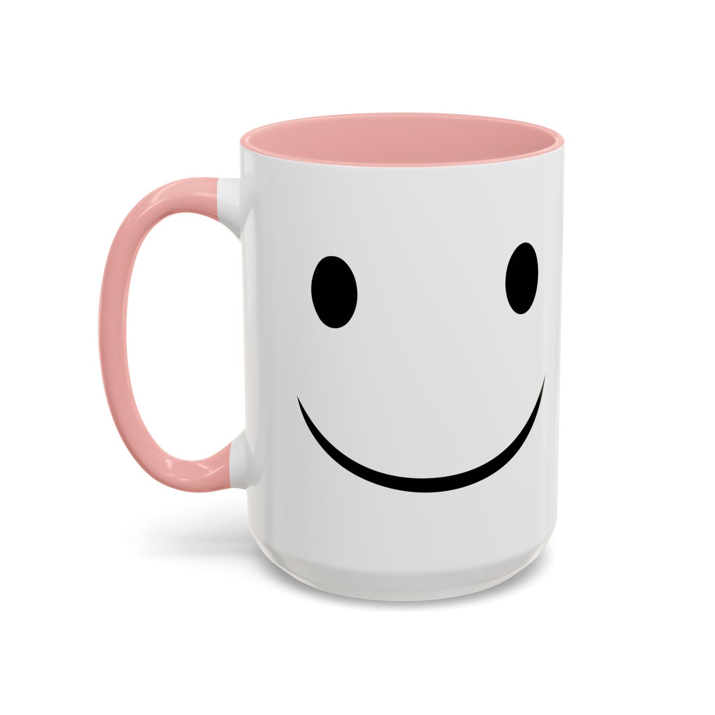 HAPPY SMILE Accent BiColor Funny Sarcastic Mug