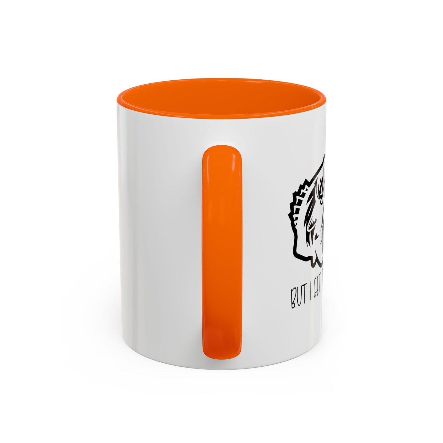 FISHING IT'S LIKE YOGA Accent BiColor Funny Sarcastic Mug