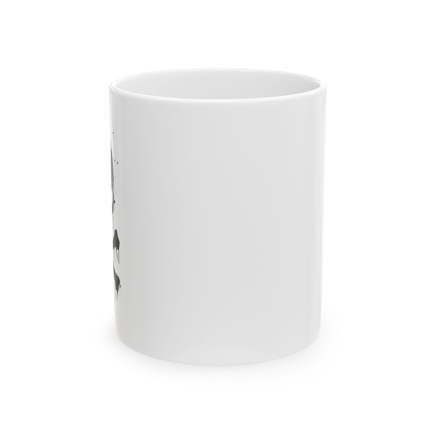 DRIP SKULL FUNNY SARCASTIC WHITE MUG