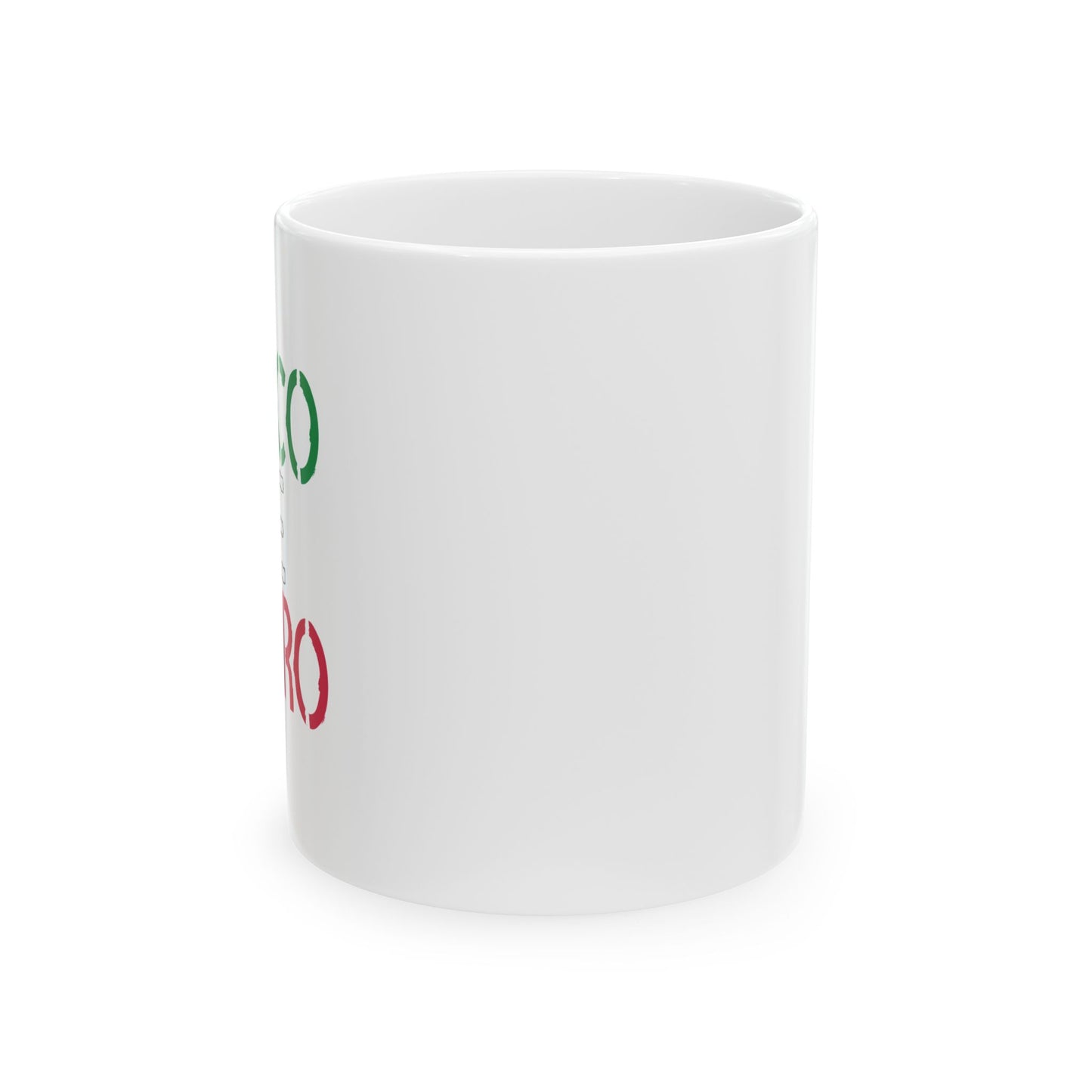 CINCO DE BEERO FUNNY SARCASTIC WHITE MUG