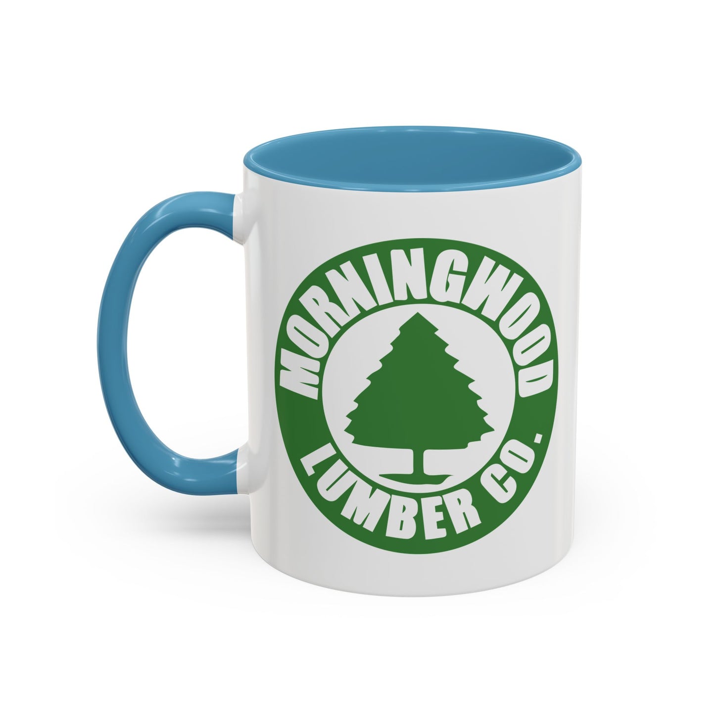 MORNINGWOOD LUMBER CO. Accent BiColor Funny Sarcastic Mug