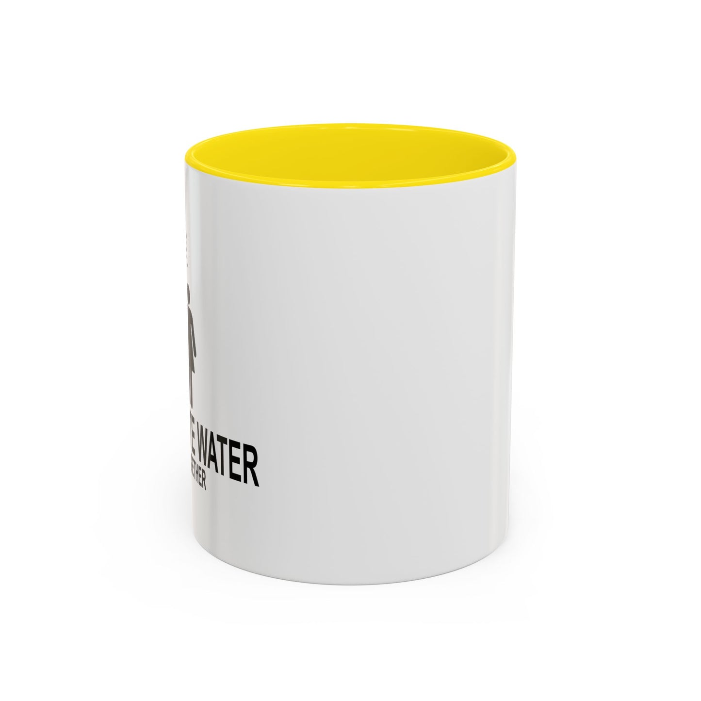 DON'T WASTE WATER Accent BiColor Funny Sarcastic Mug