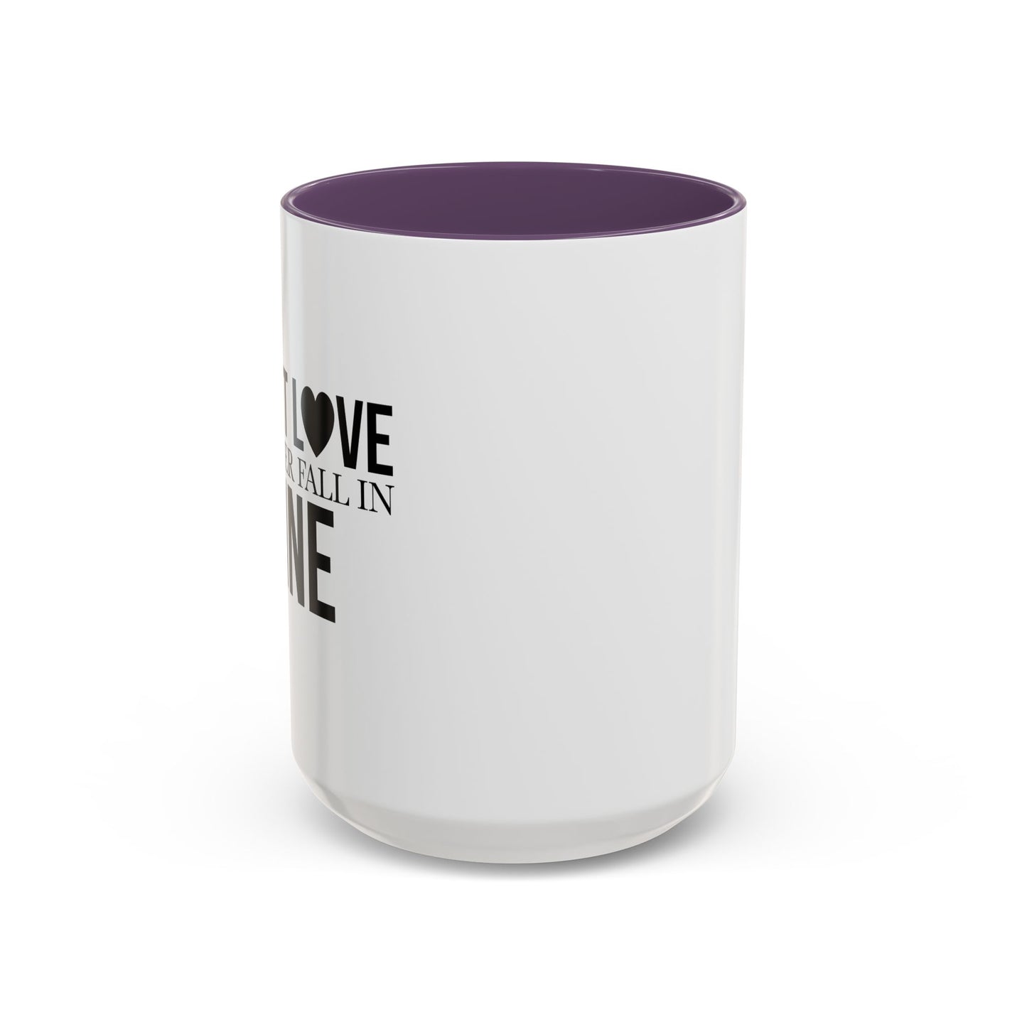 FALL IN WINE Accent BiColor Funny Sarcastic Mug