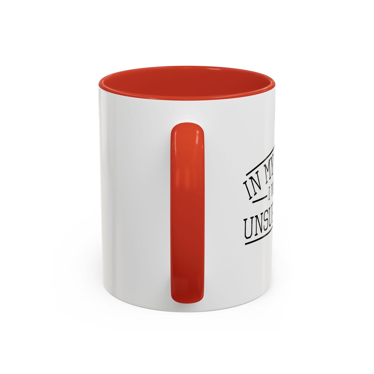 IN MY DEFENSE I WAS LEFT UNSUPERVISED Accent BiColor Funny Sarcastic Mug