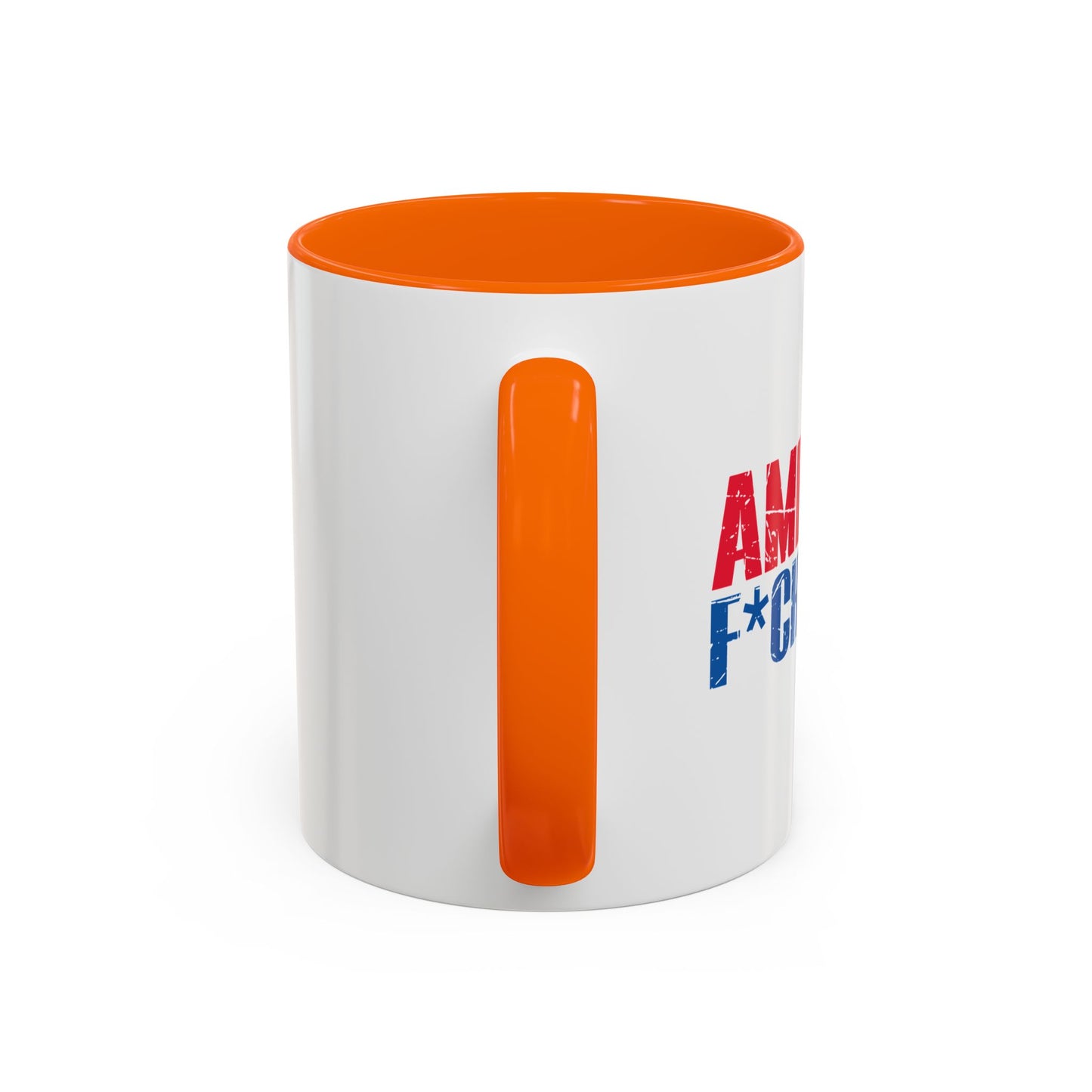 AMERICA FUCK YEAH Accent BiColor Funny Sarcastic Mug