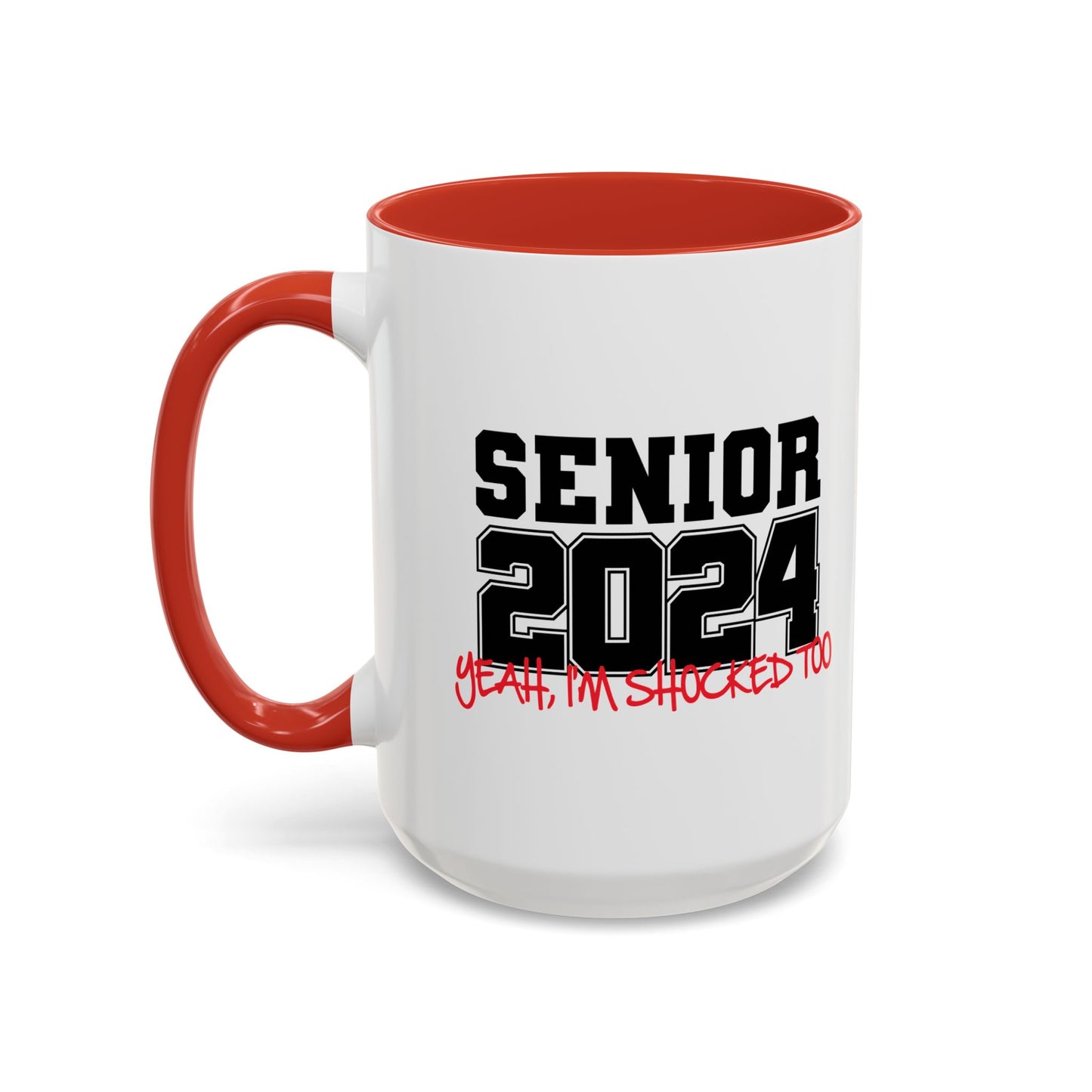 SENIOR 2024 Accent BiColor Funny Sarcastic Mug