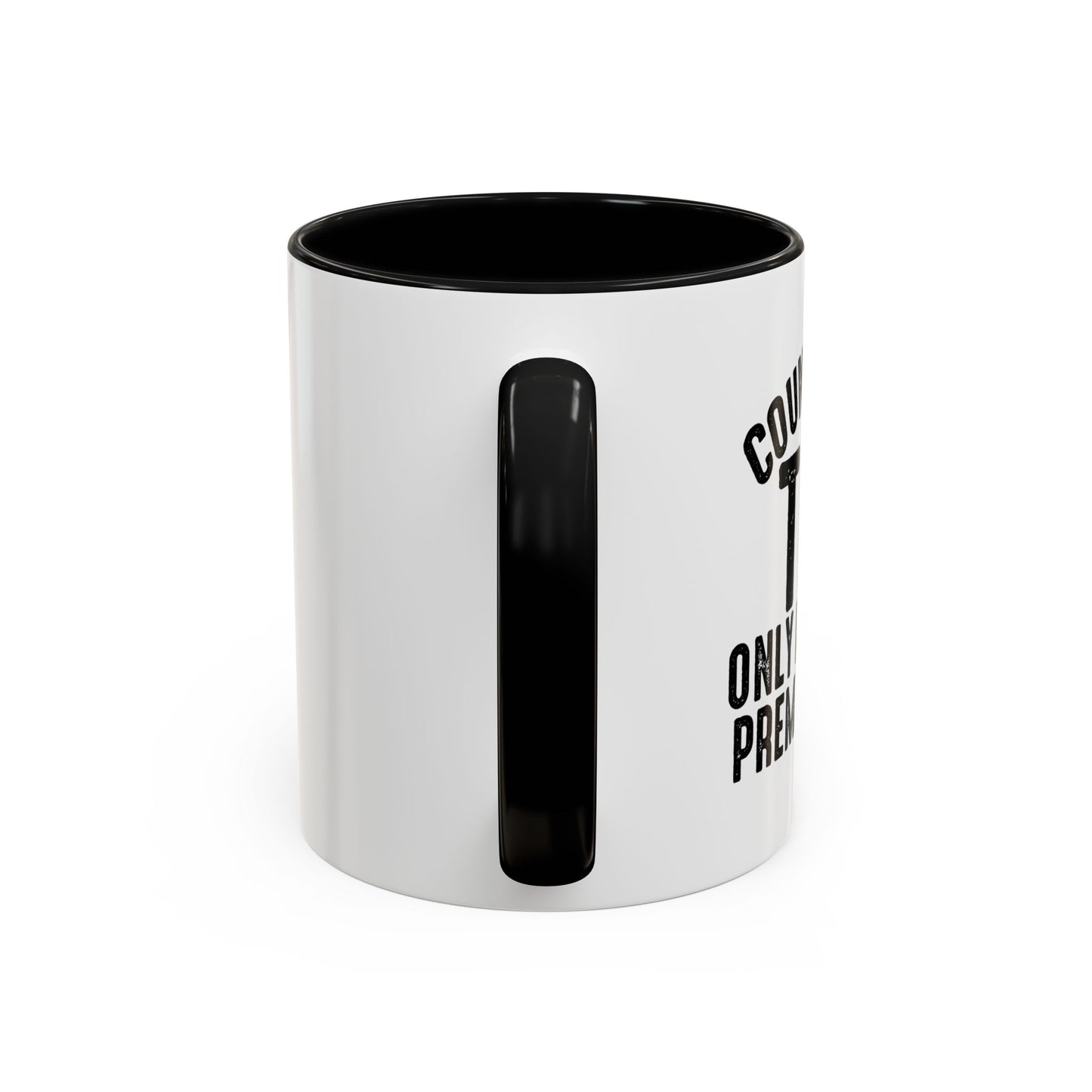 COUNTING TO TEN Accent BiColor Funny Sarcastic Mug