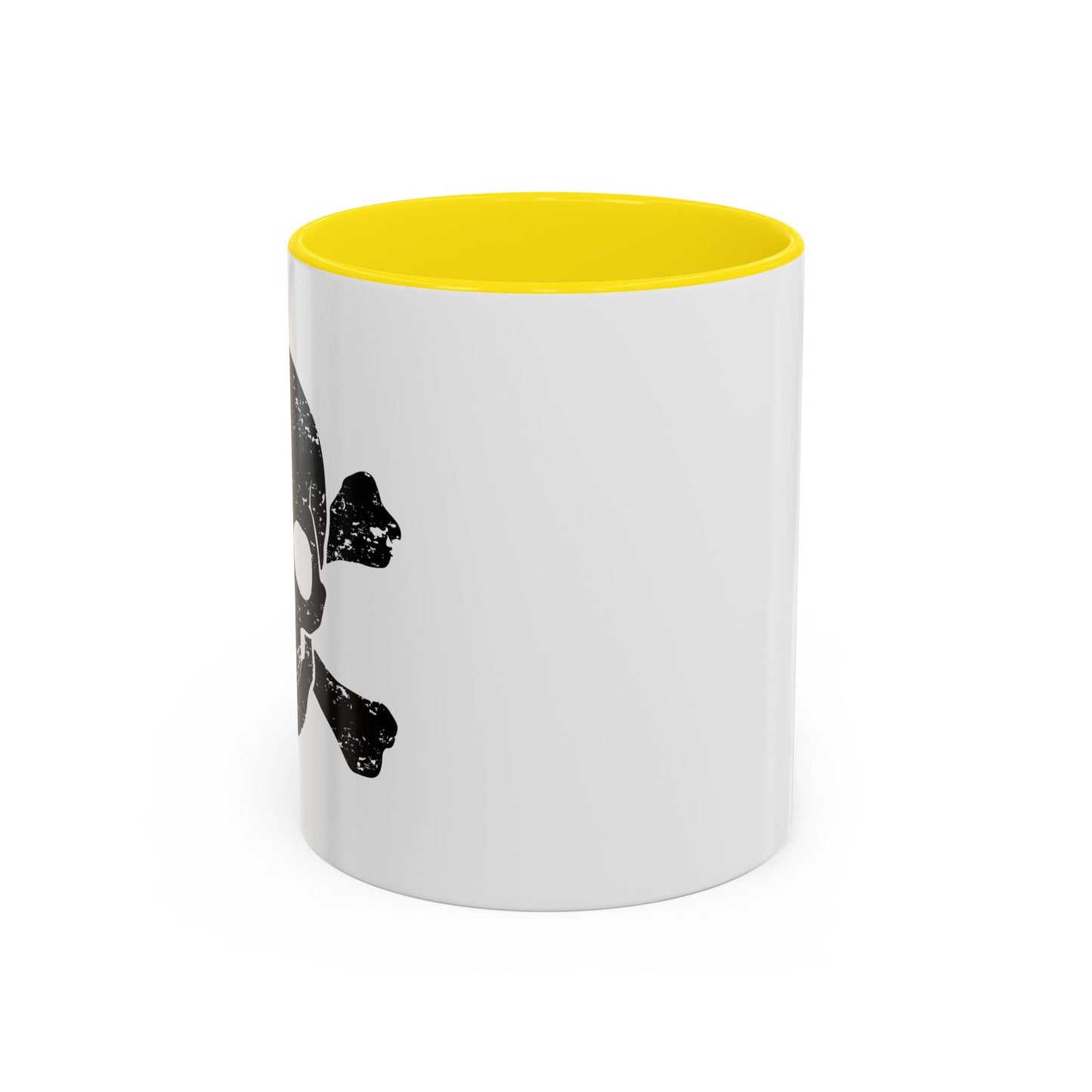 SKULL HEAD BONES Accent BiColor Funny Sarcastic Mug