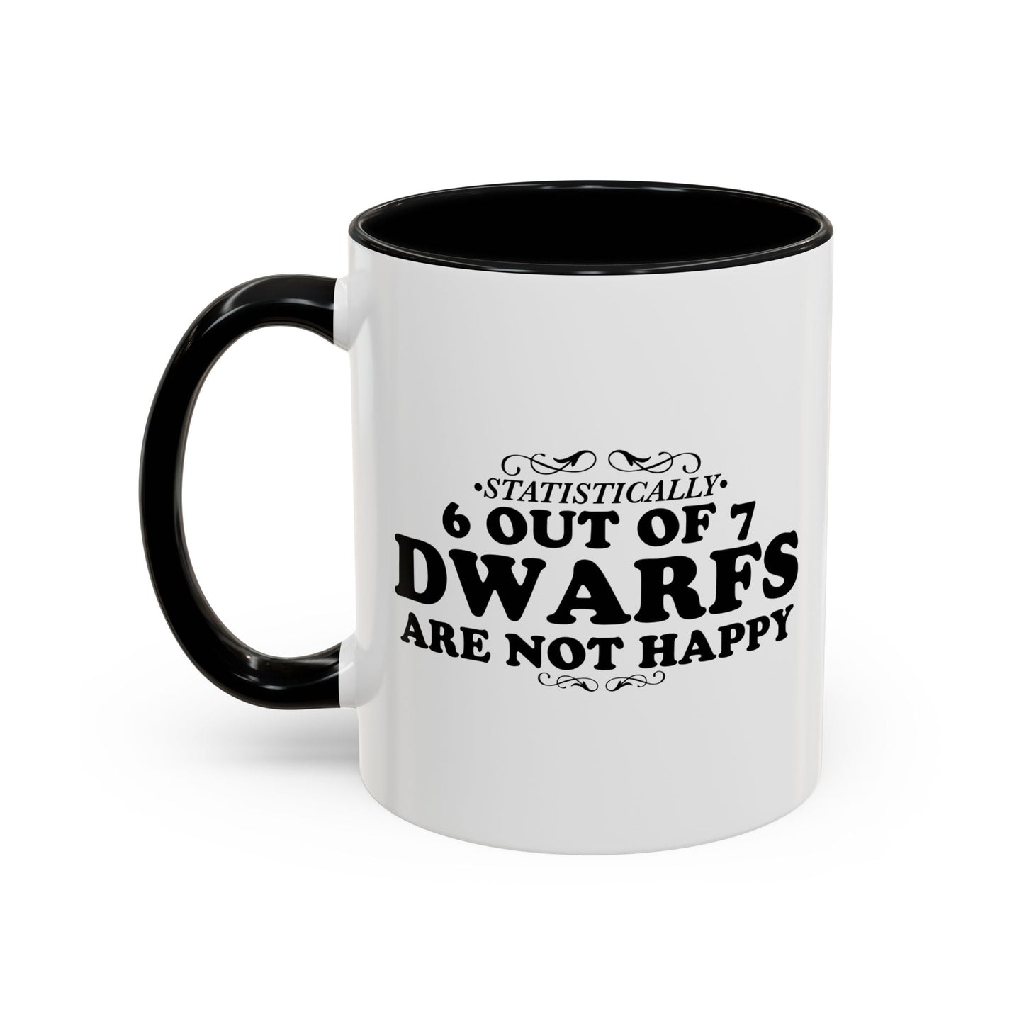 STATISTICALLY SAYING Accent BiColor Funny Sarcastic Mug