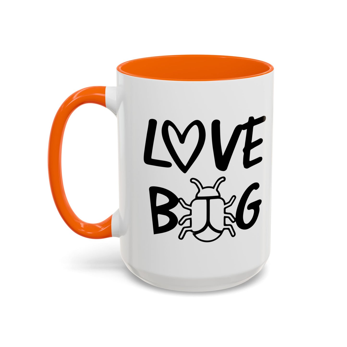 LOVE BUG Accent BiColor Funny Sarcastic Mug