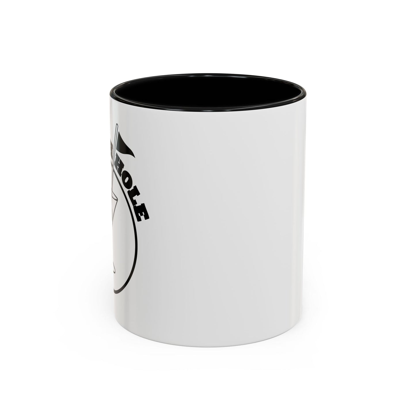 THE 19TH HOLE Accent BiColor Funny Sarcastic Mug