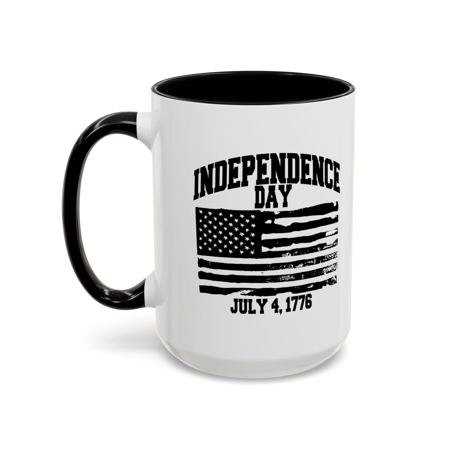 INDEPENDENCE DAY 1776 Accent BiColor Mug