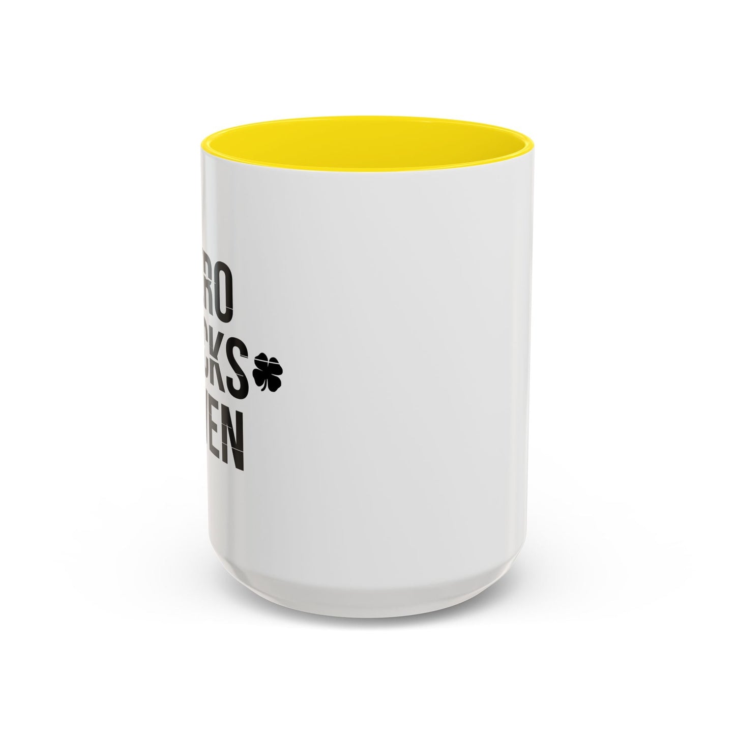 ZERO LUCKS GIVEN Accent BiColor Funny Sarcastic Mug