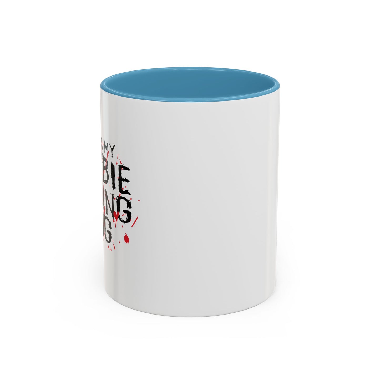 THIS IS MY ZOMBIE KILLING Accent BiColor Mug