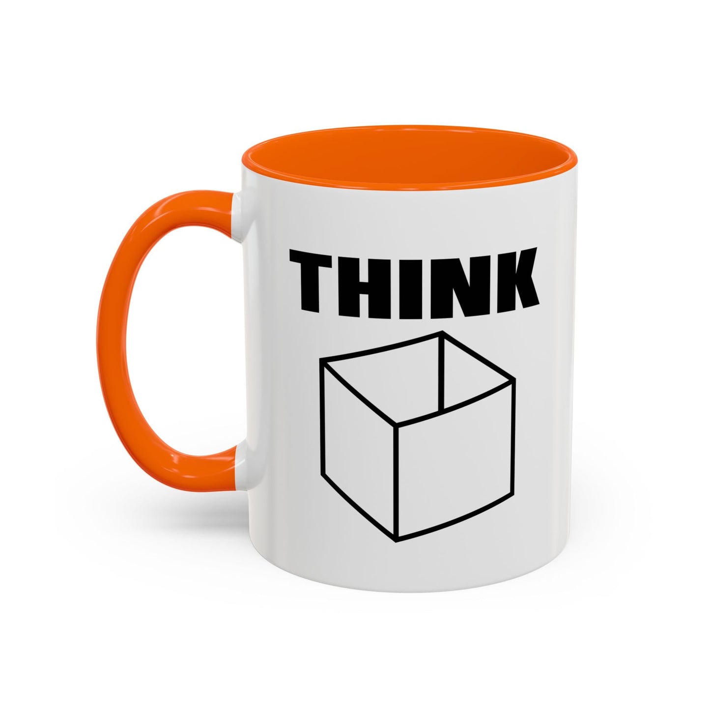 THINK Accent BiColor Funny Sarcastic Mug