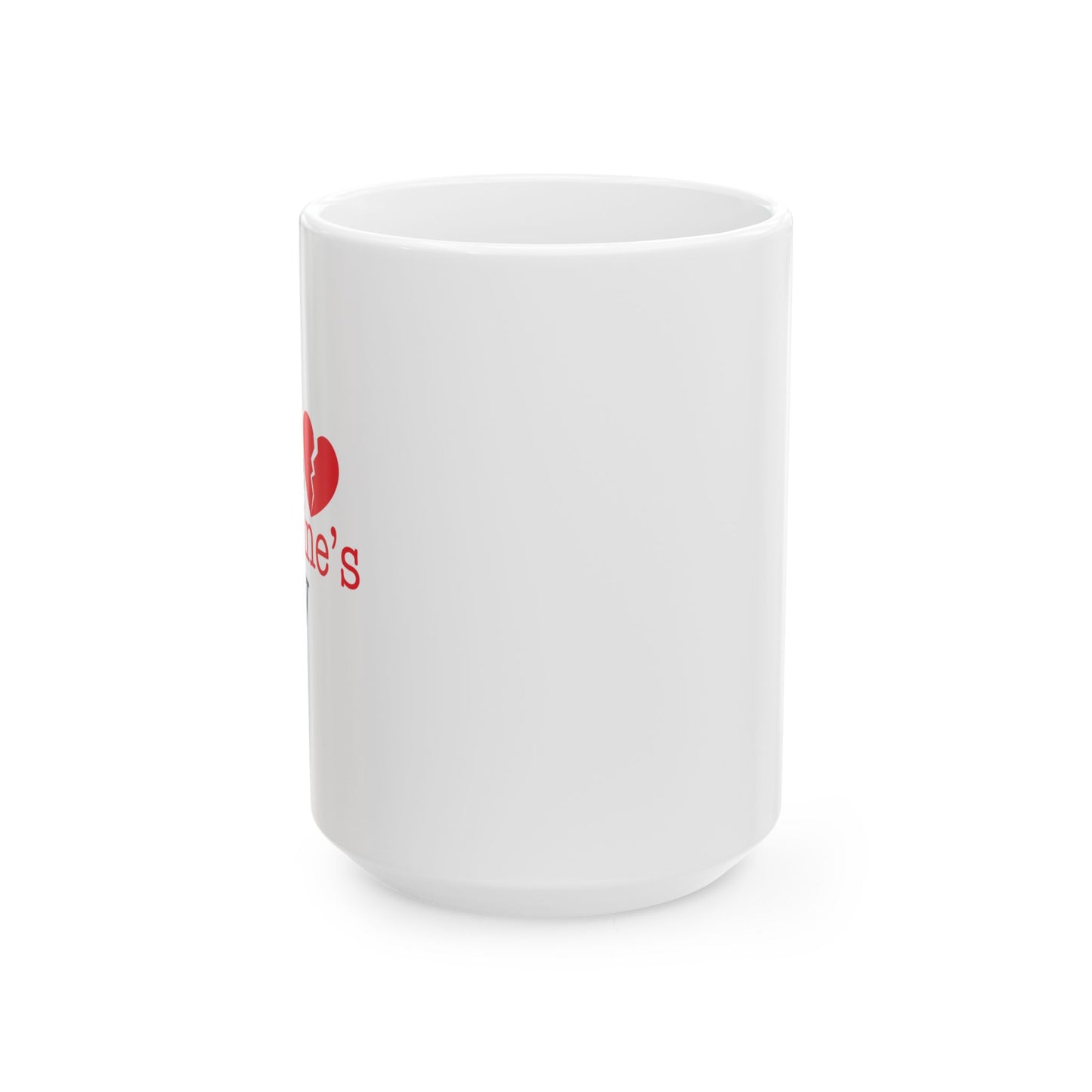 I HATE VALENTINE'S DAY FUNNY SARCASTIC WHITE MUG