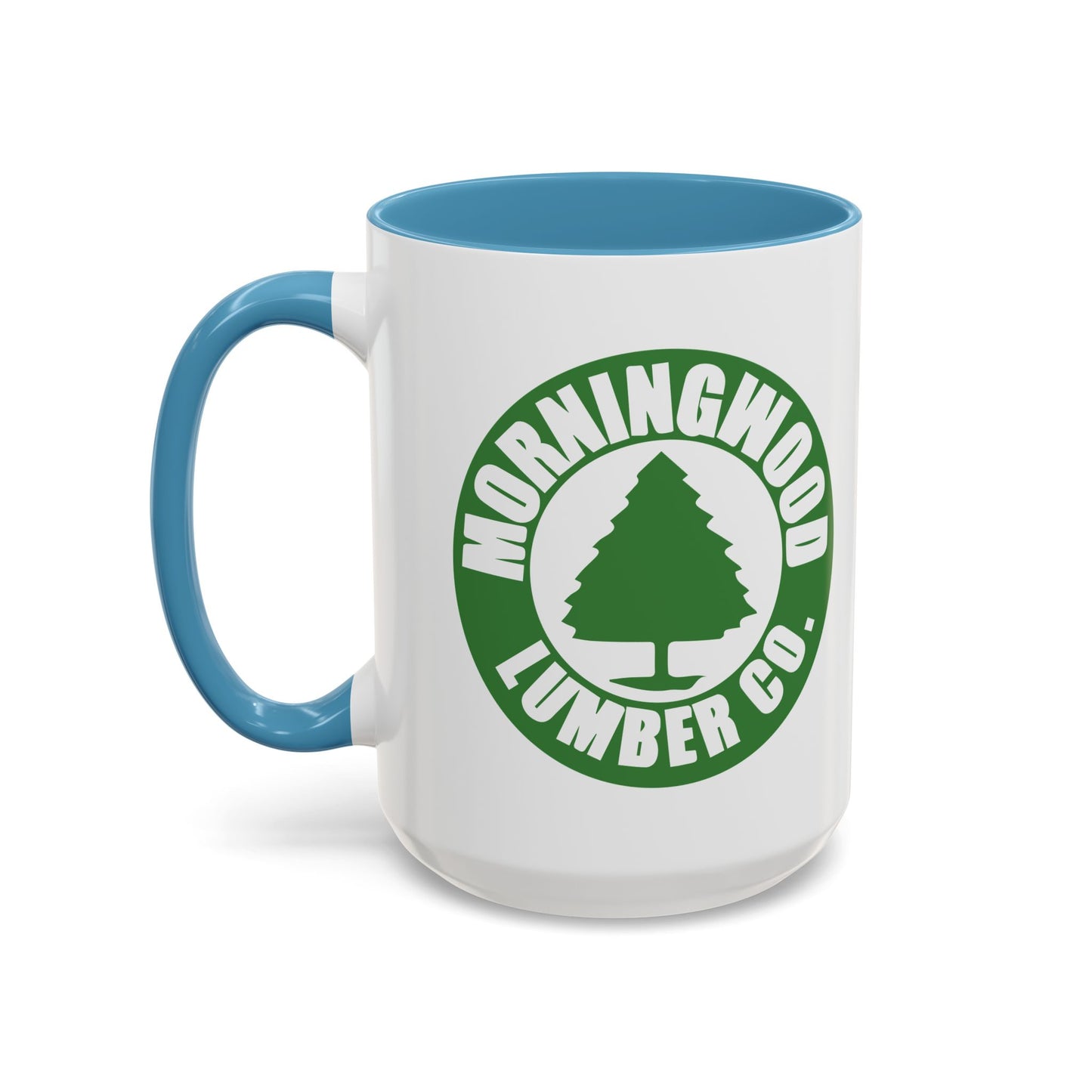 MORNINGWOOD LUMBER CO. Accent BiColor Funny Sarcastic Mug