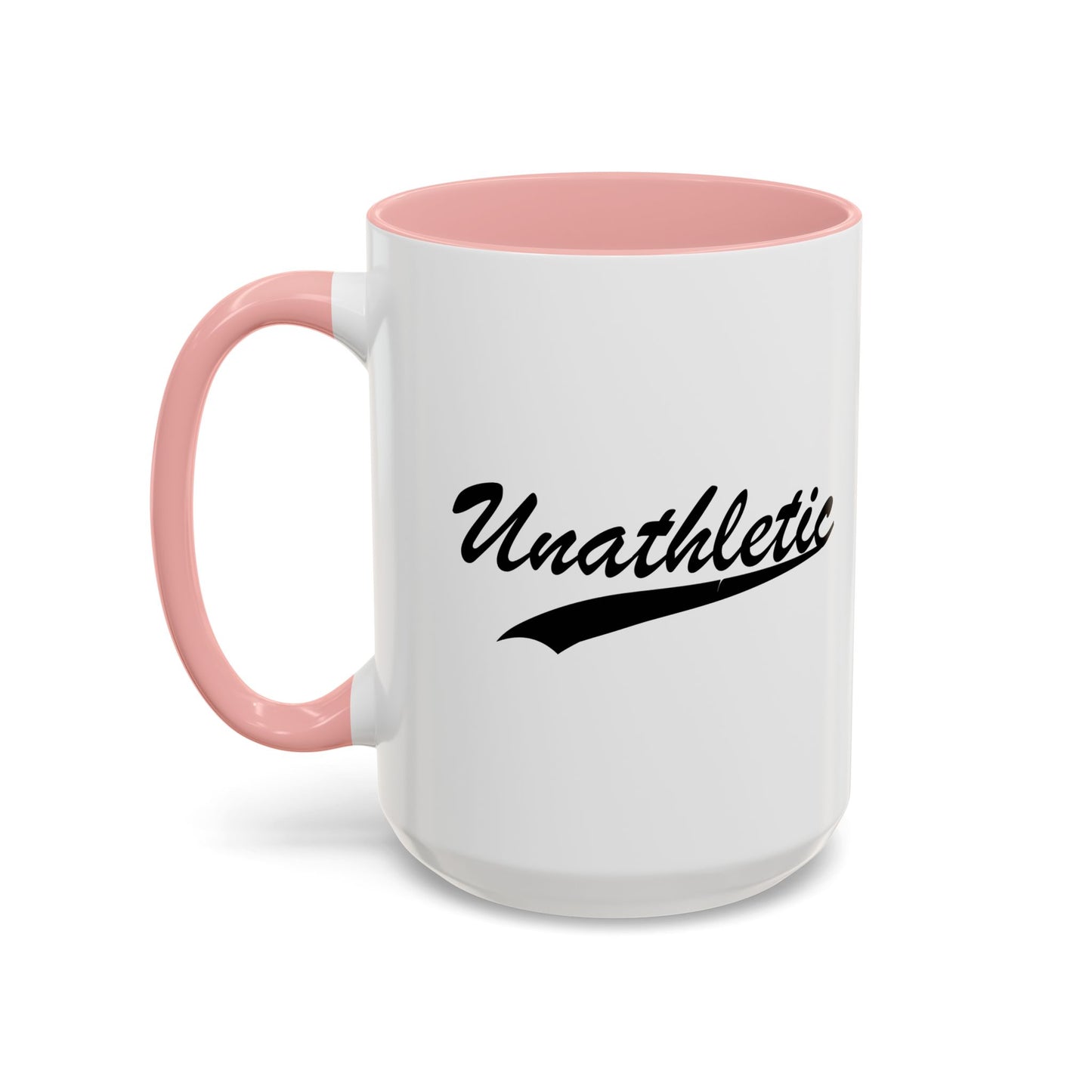 UNATHLETIC Accent BiColor Funny Sarcastic Mug