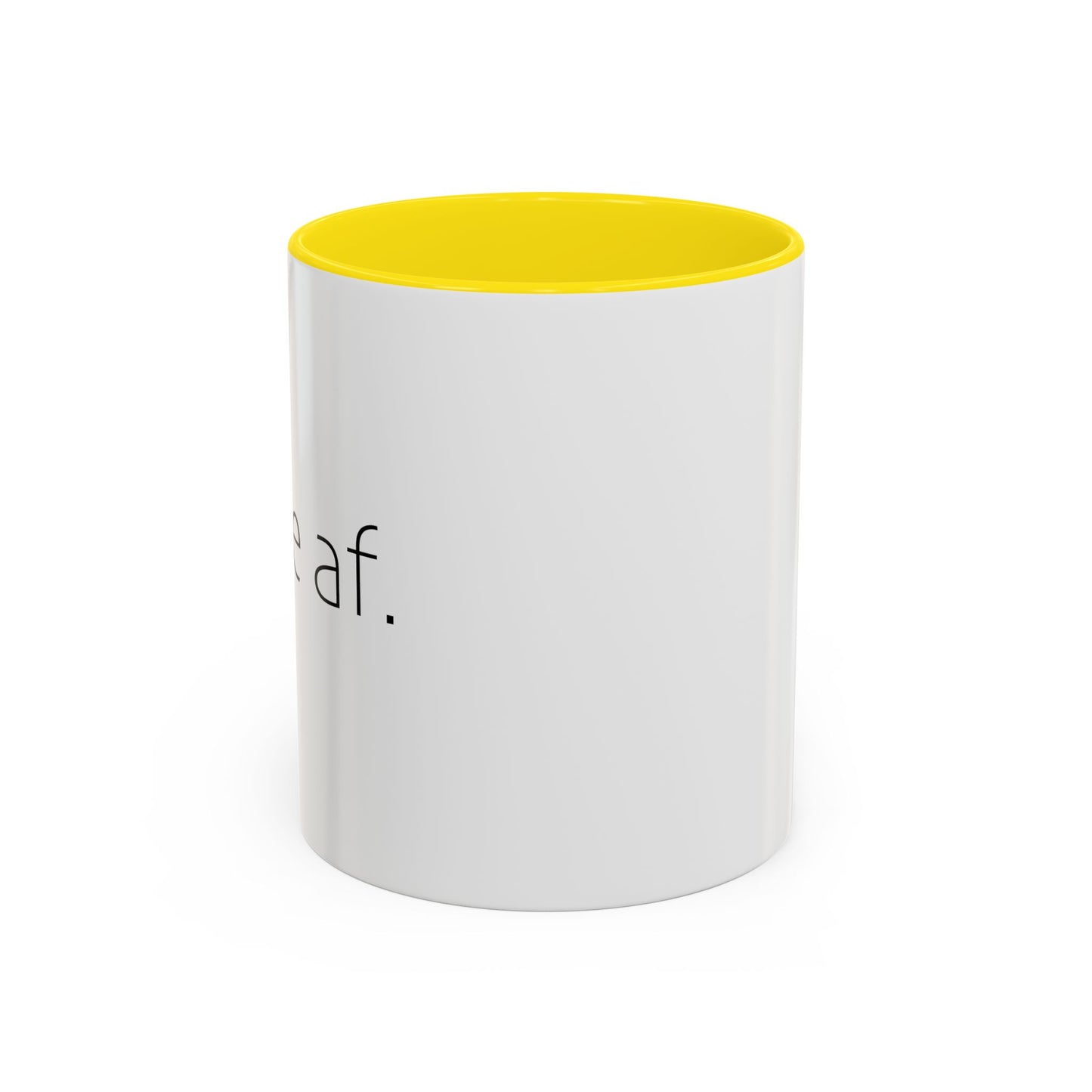 SINGLE AF Accent BiColor Funny Sarcastic Mug