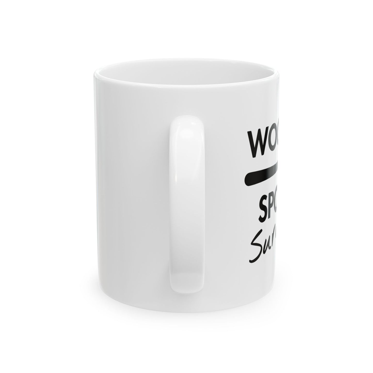 WOODEN SPOON SURVIVOR FUNNY SARCASTIC MUG