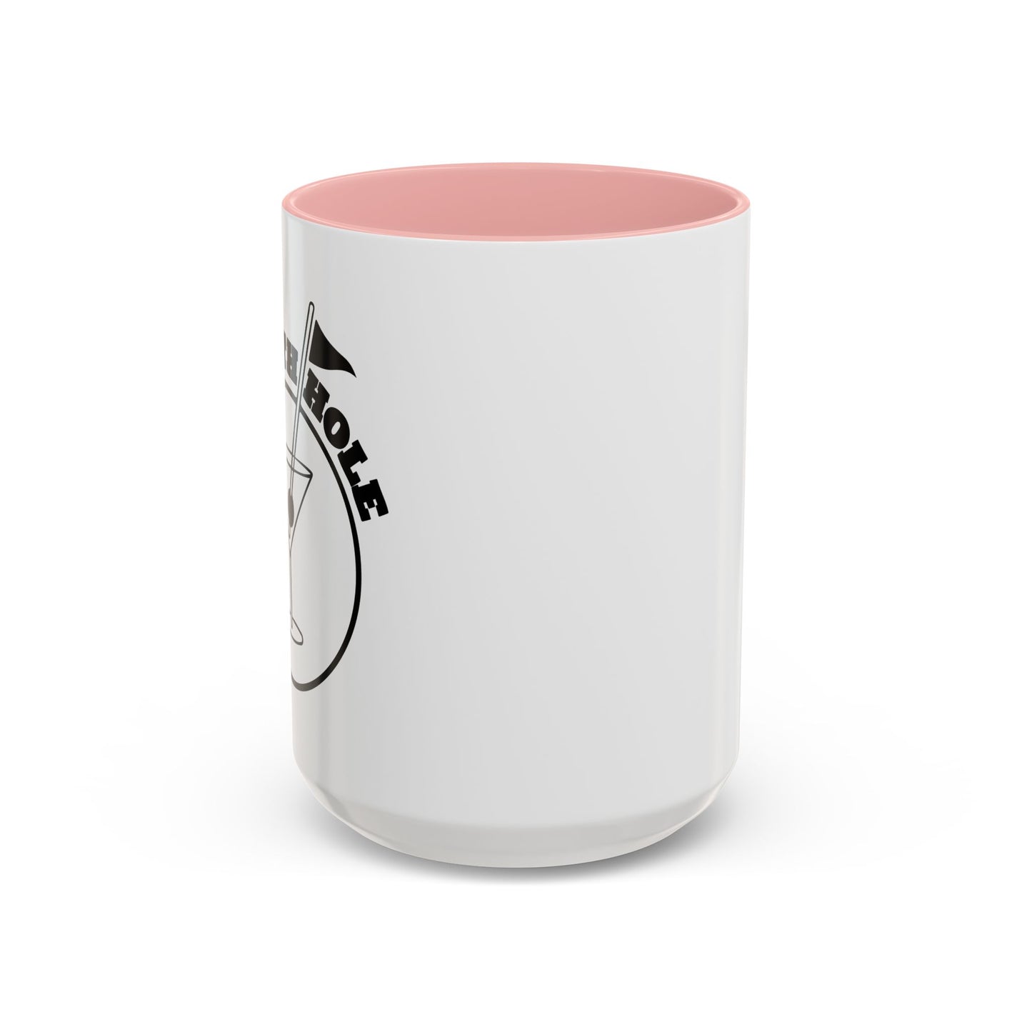 THE 19TH HOLE Accent BiColor Funny Sarcastic Mug