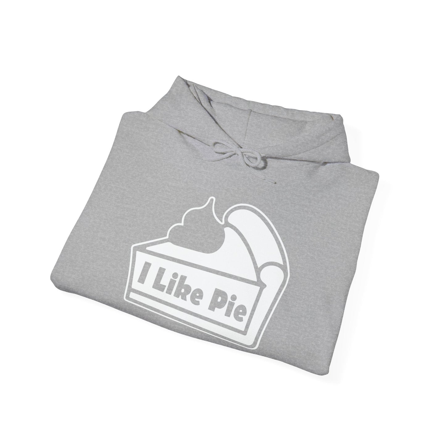 I LIKE PIE - Premium Unisex Funny Sarcastic Black Hoodie Sweatshirt