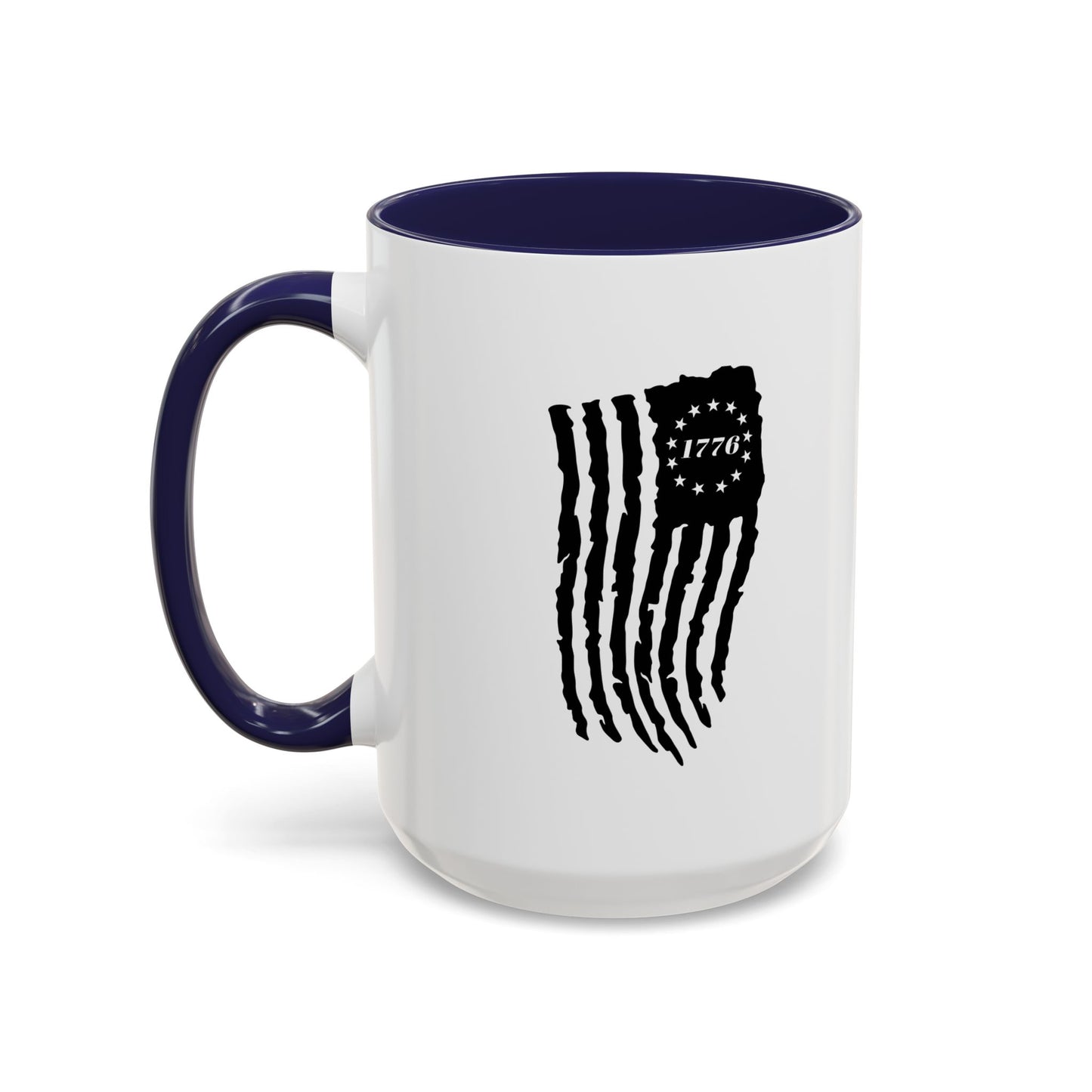 1776 BETSY FLAG Accent BiColor Funny Sarcastic Mug